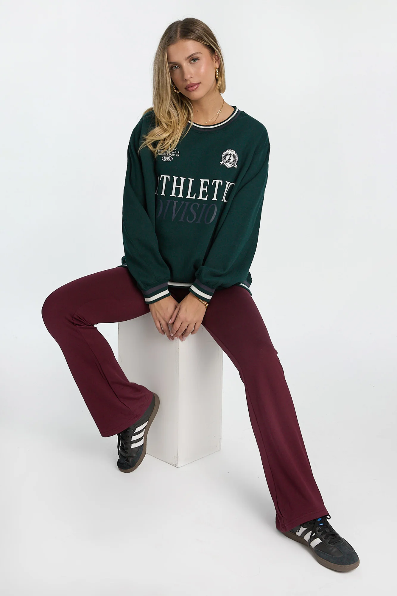 Oversized Crew Neck Sweatshirt - Image 17