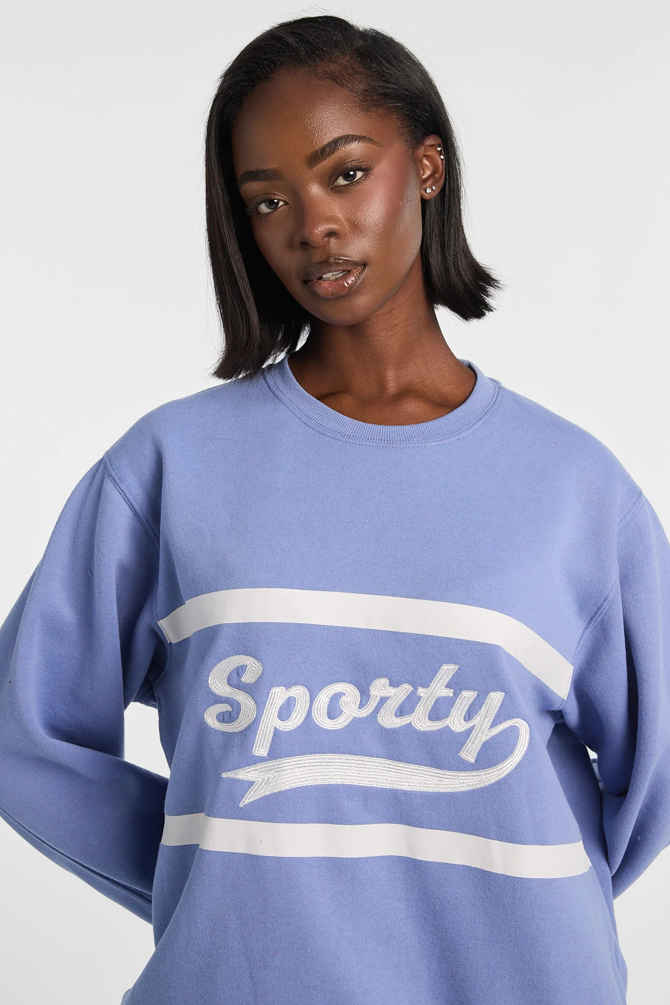 Oversized Crew Neck Sweatshirt - Image 19