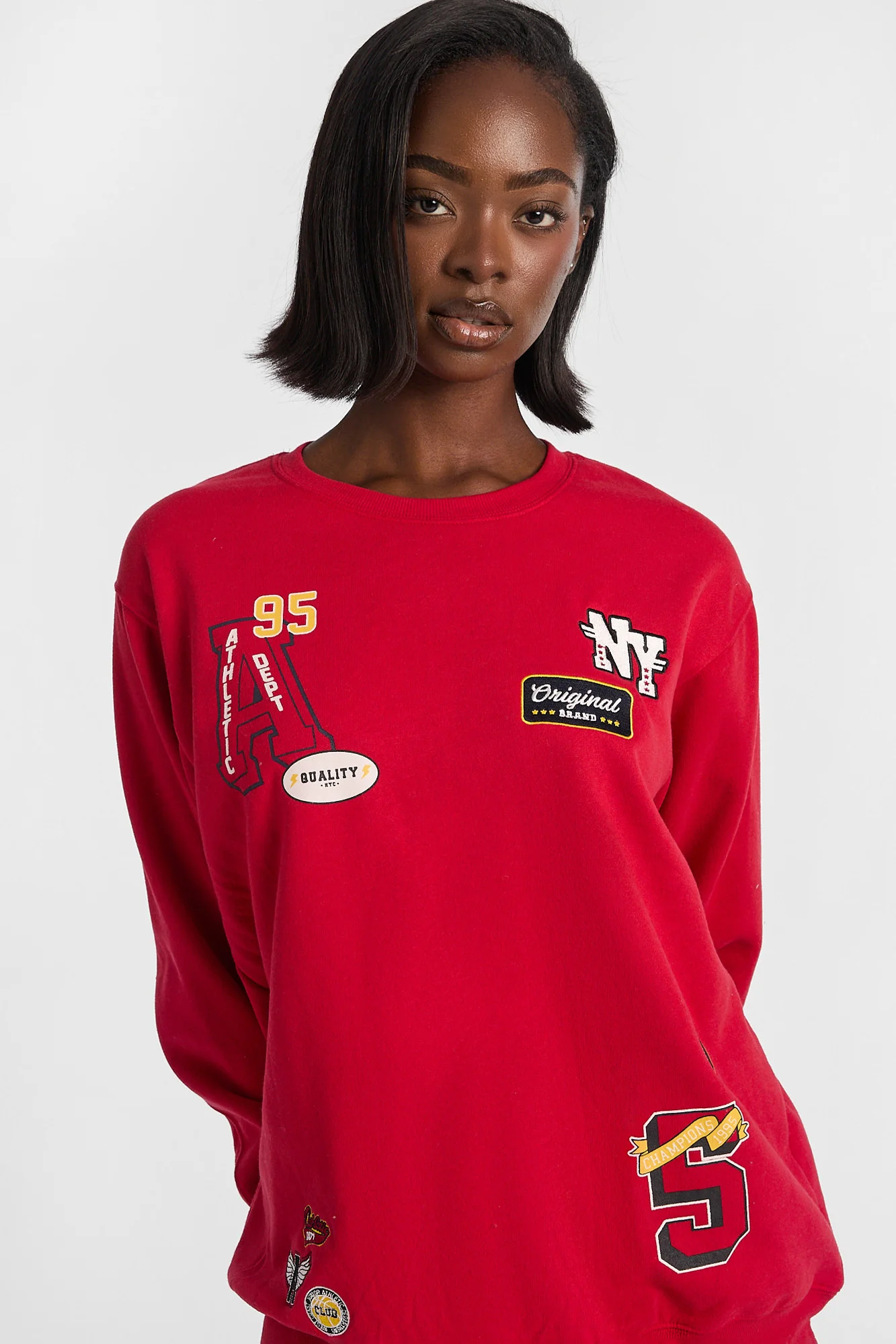 Oversized Crew Neck Sweatshirt - Image 23