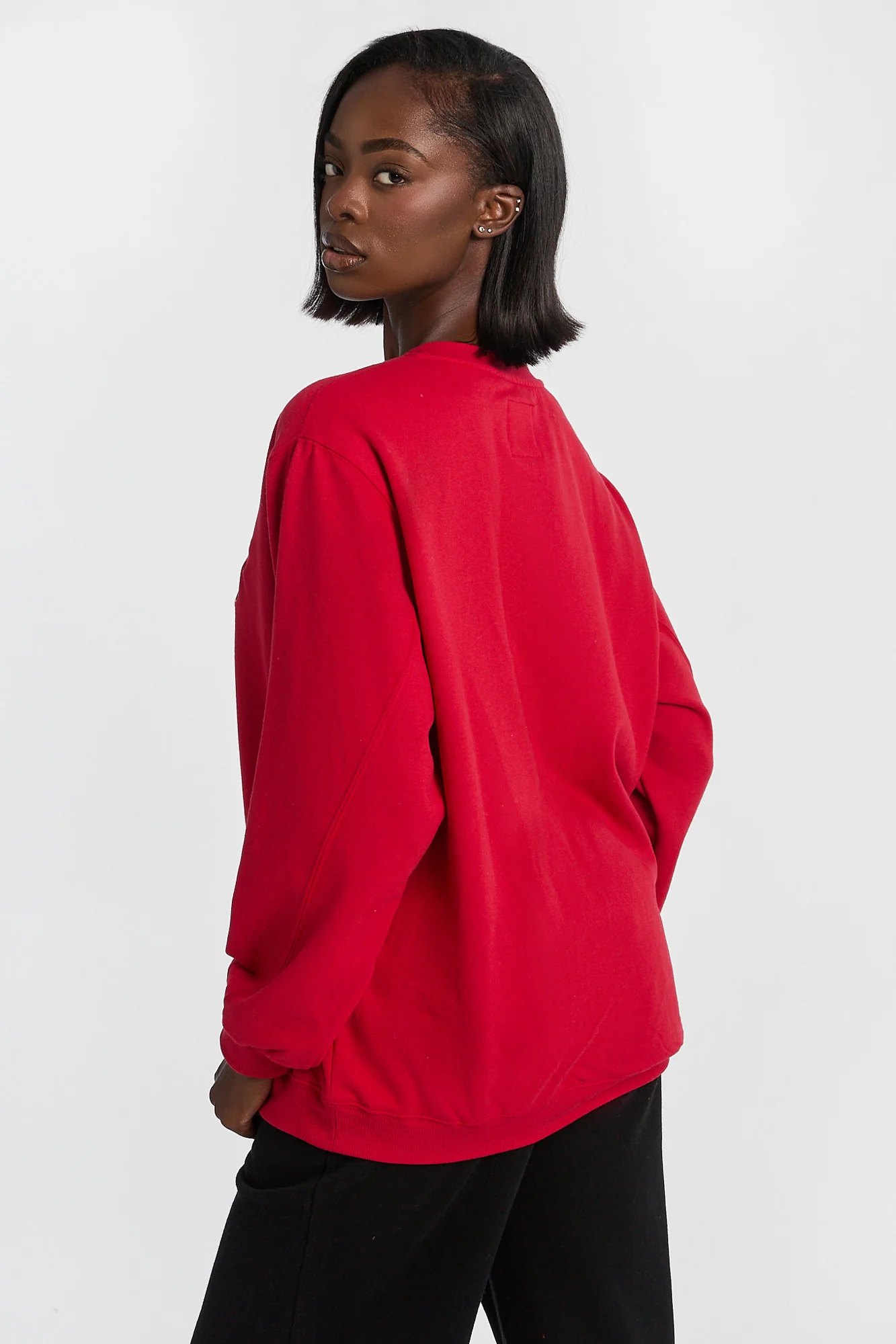 Oversized Crew Neck Sweatshirt - Image 24