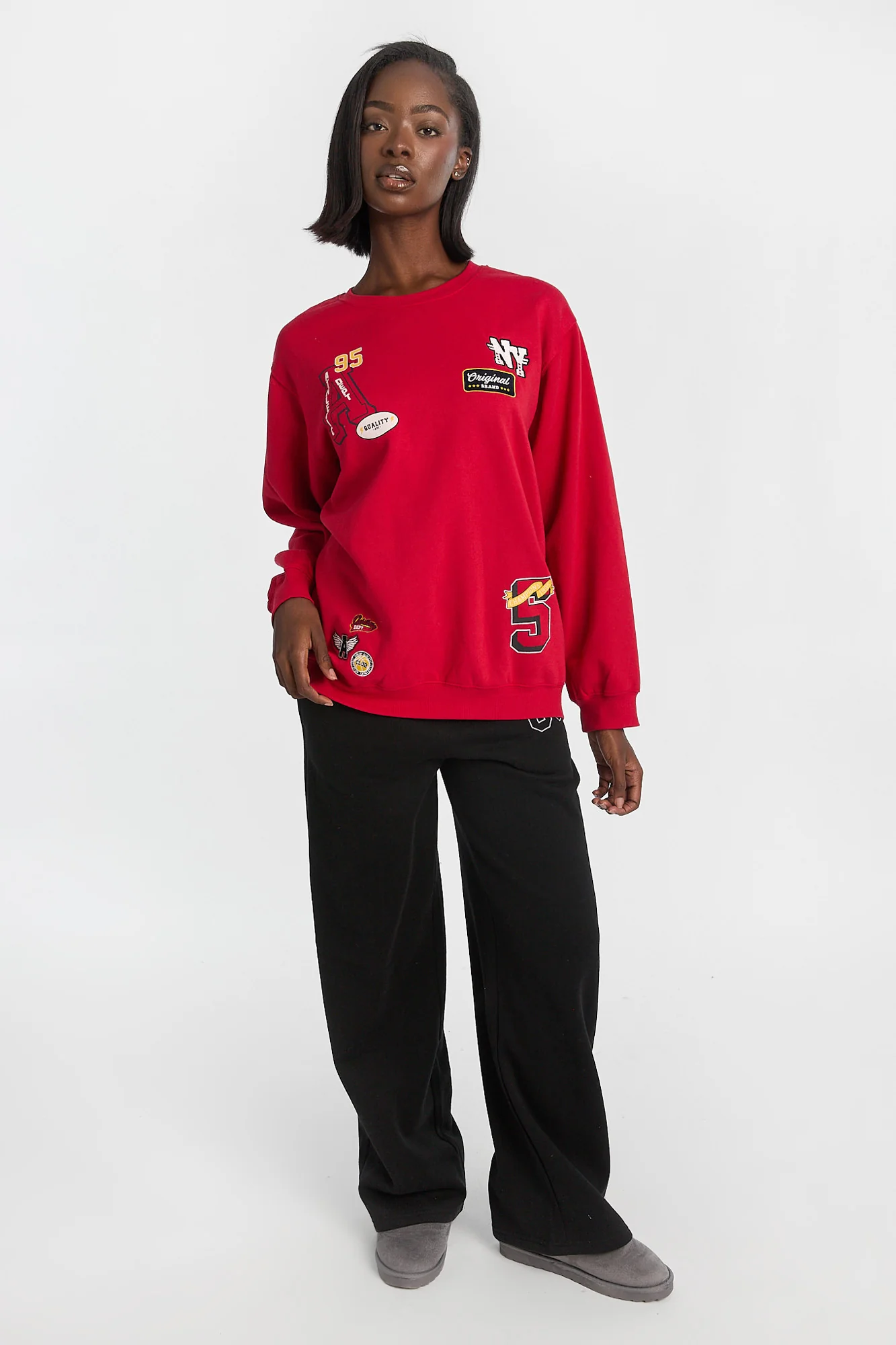Oversized Crew Neck Sweatshirt - Image 25