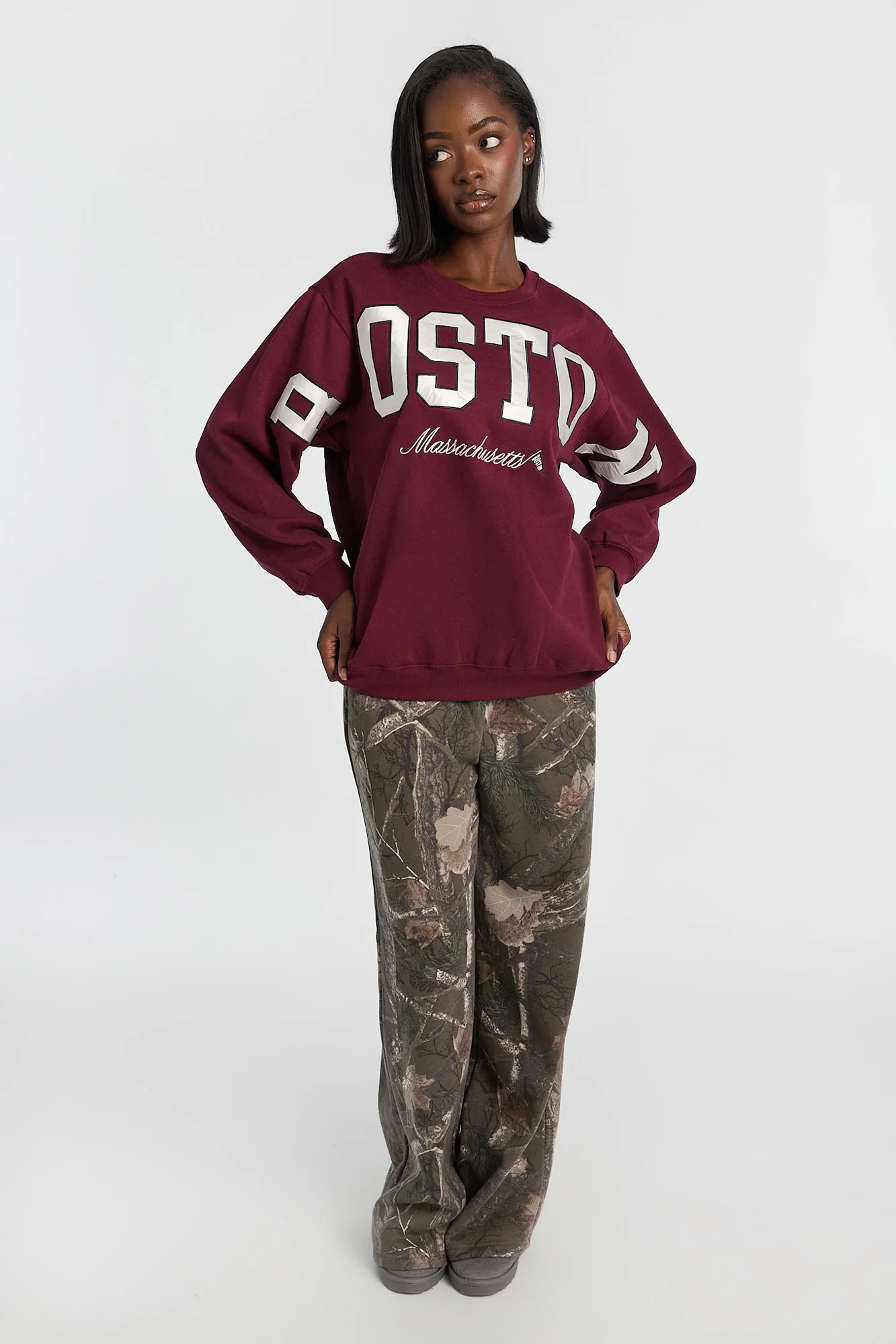Oversized Crew Neck Sweatshirt - Image 29