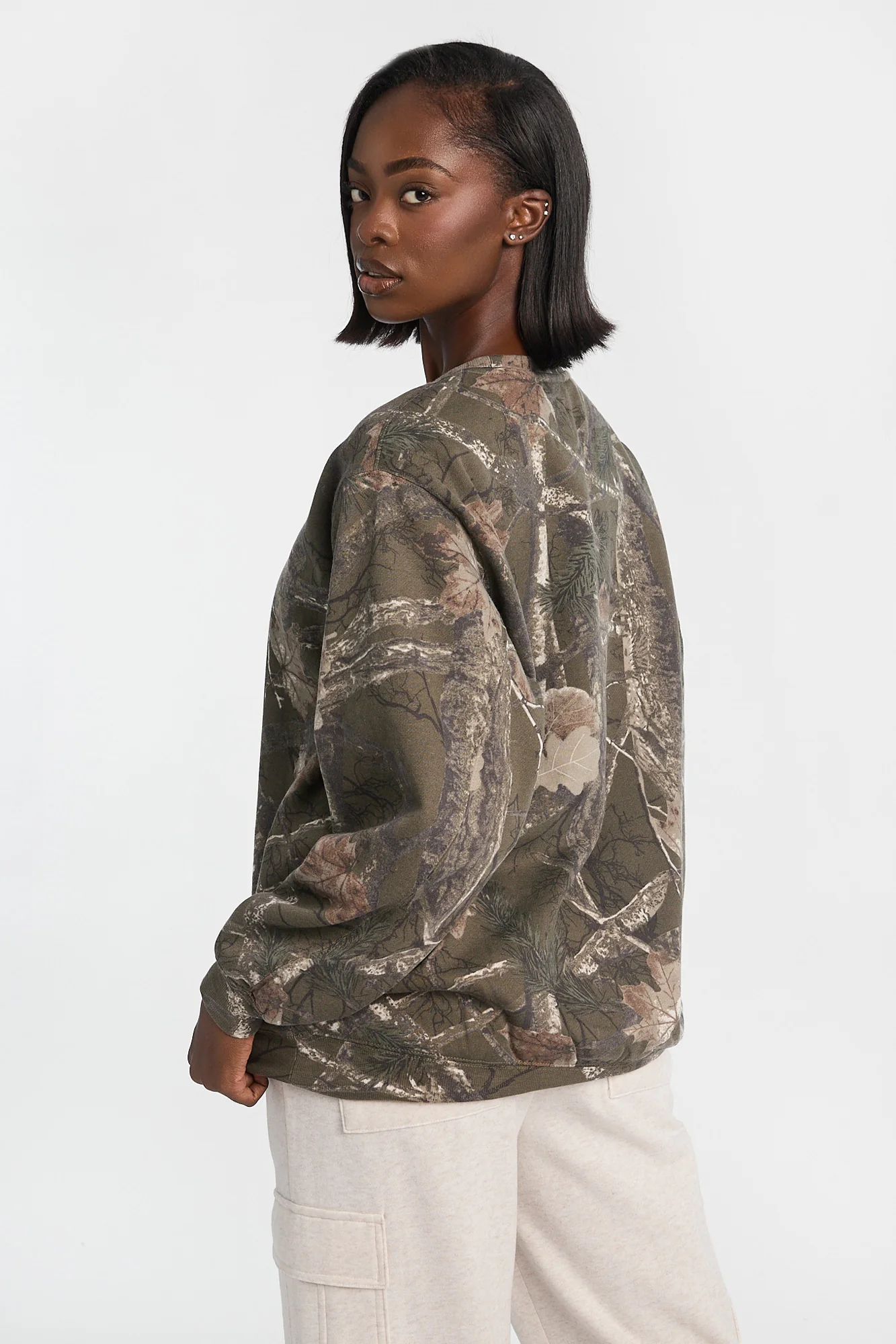 Oversized Crew Neck Sweatshirt - Image 3