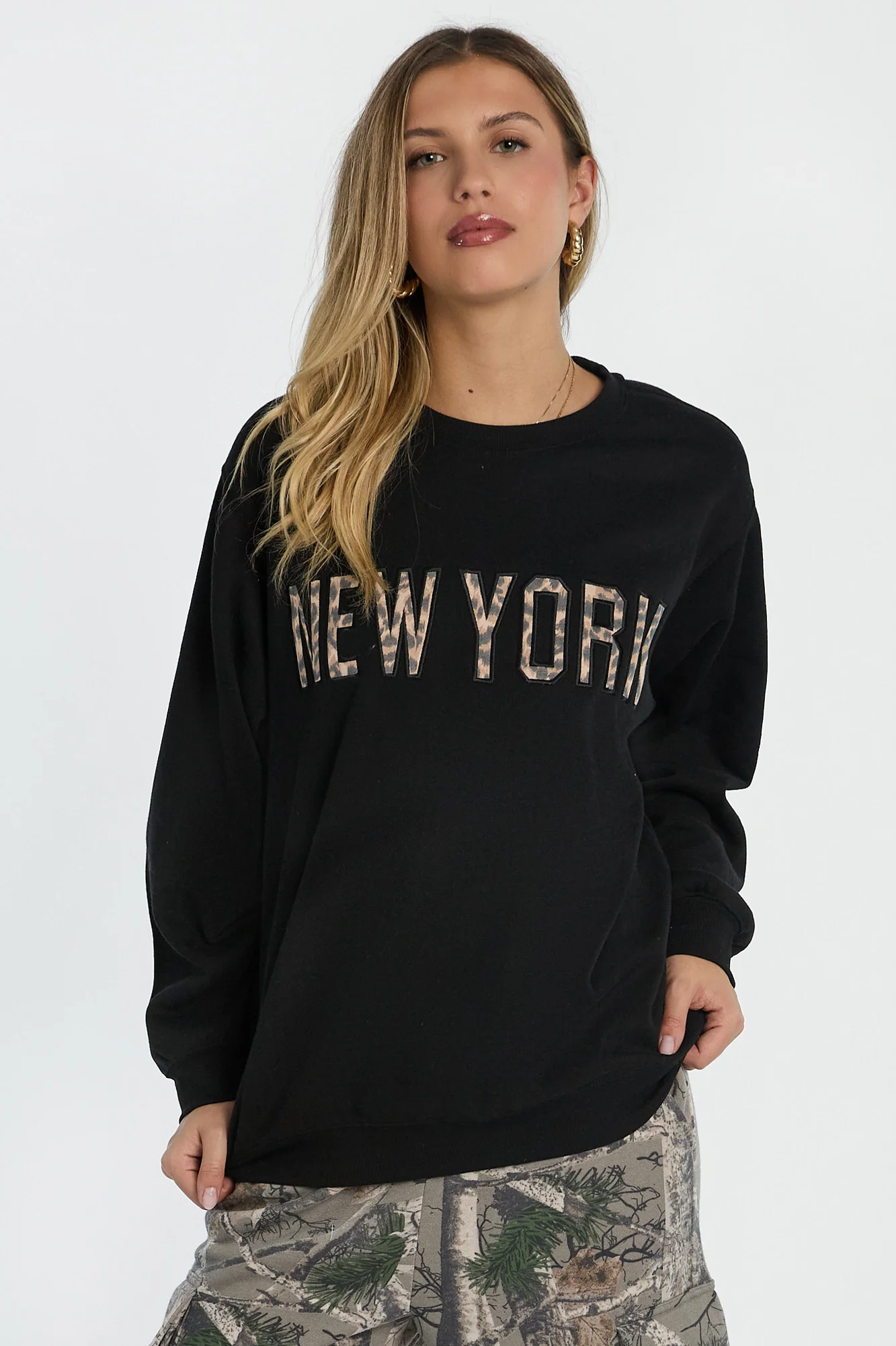 Oversized Crew Neck Sweatshirt - Image 5
