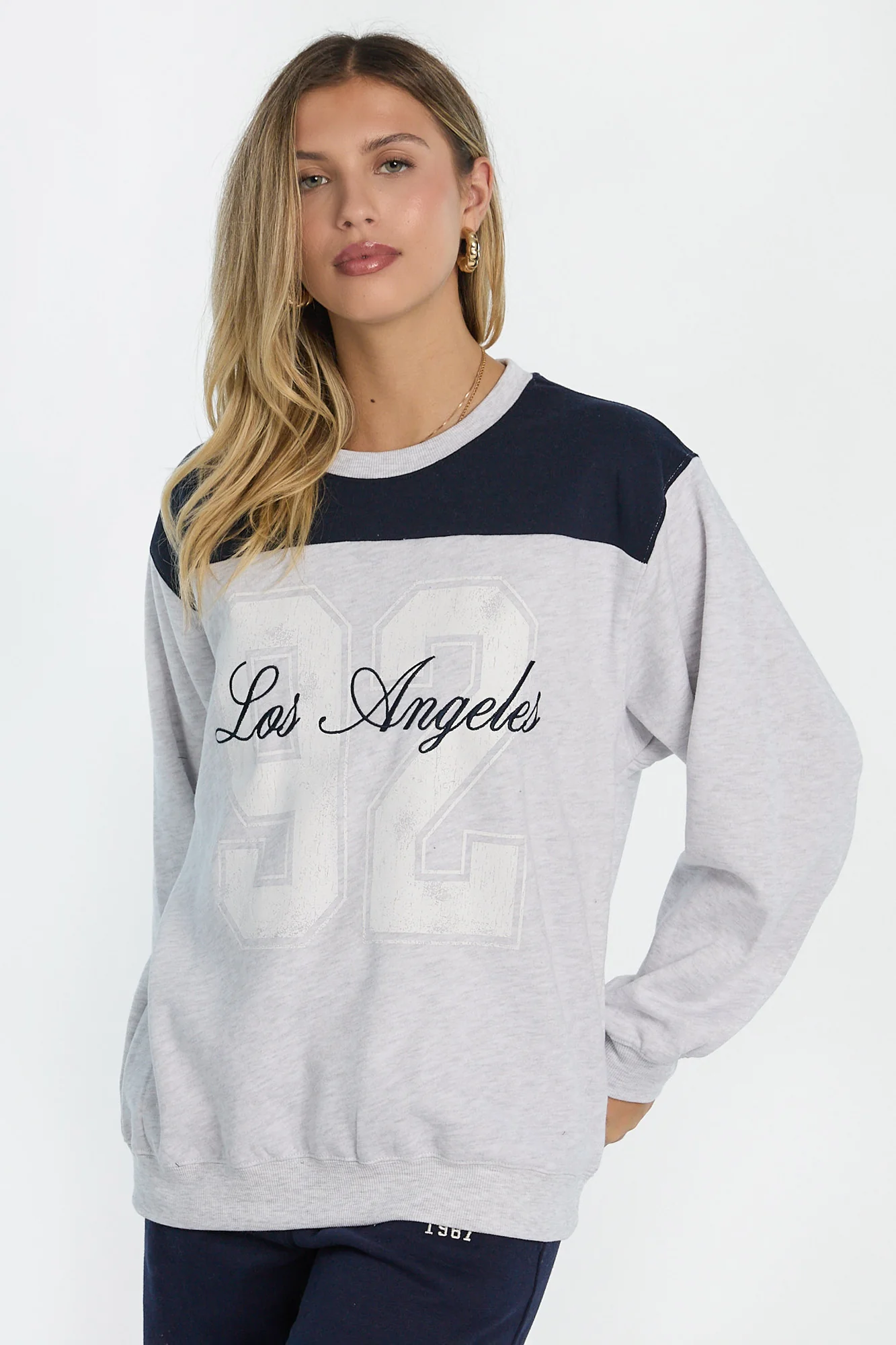 Oversized Crew Neck Sweatshirt - Image 9
