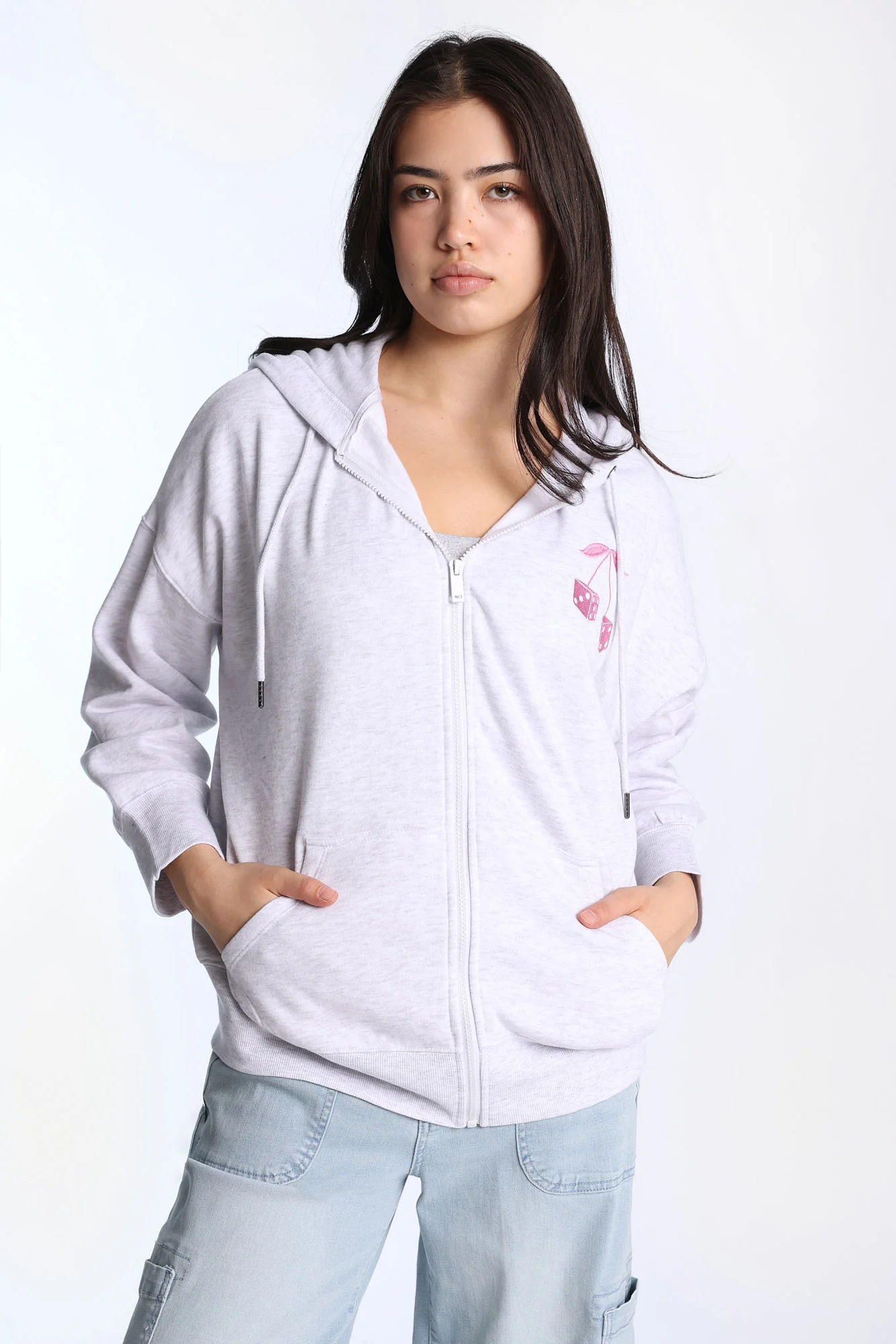 Oversized Zip-Up Hoodie