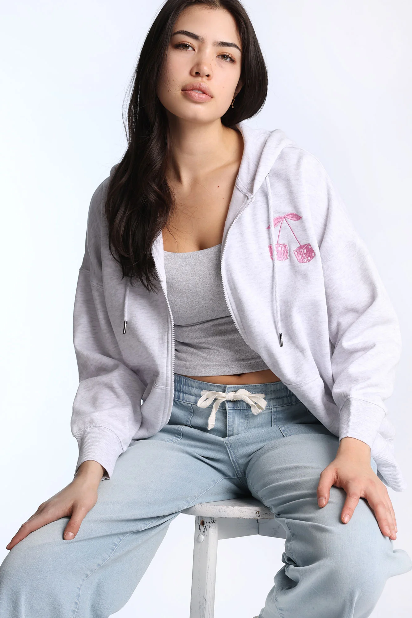 Oversized Zip-Up Hoodie - Image 4