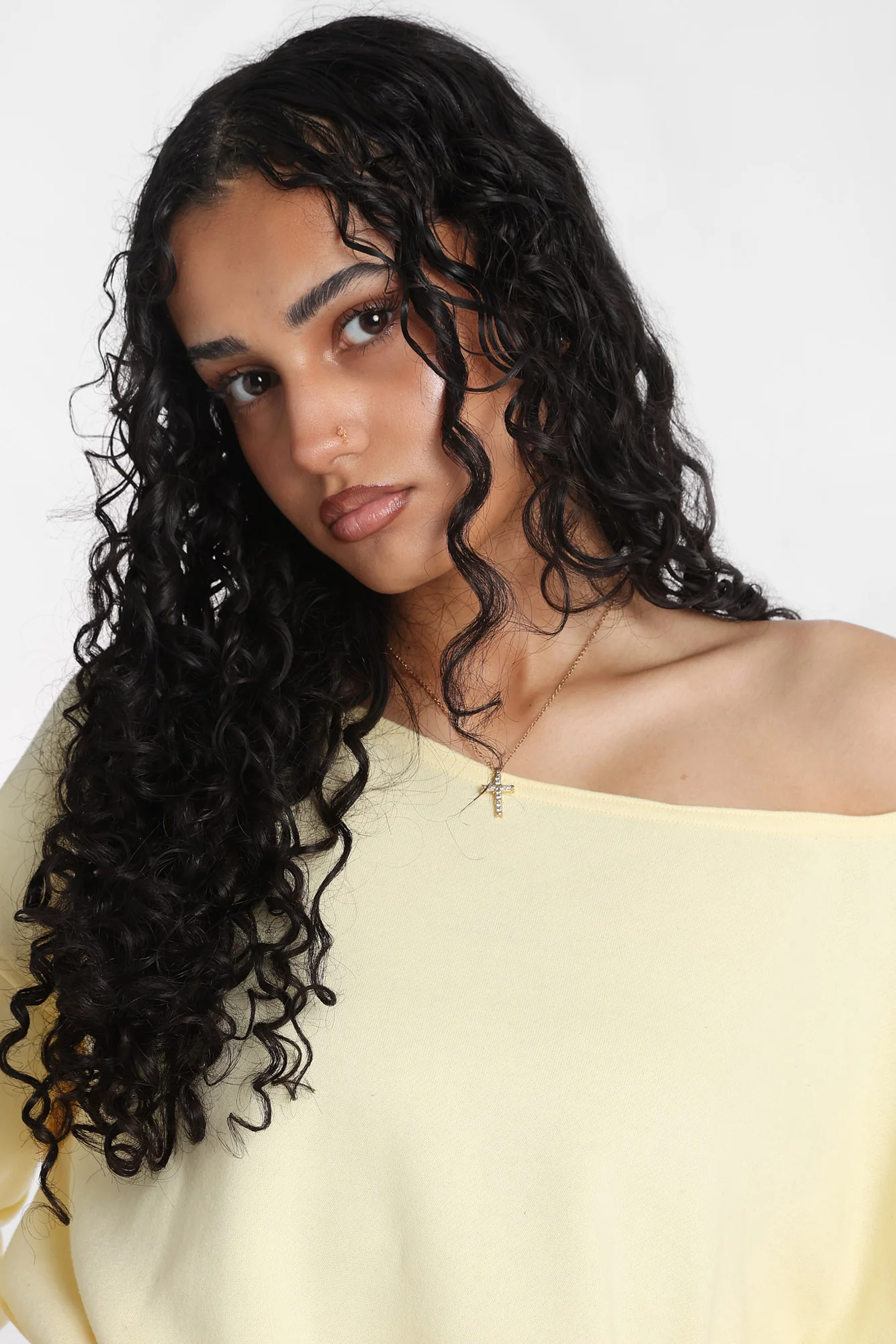 Off-Shoulder Sweatshirt - Image 6