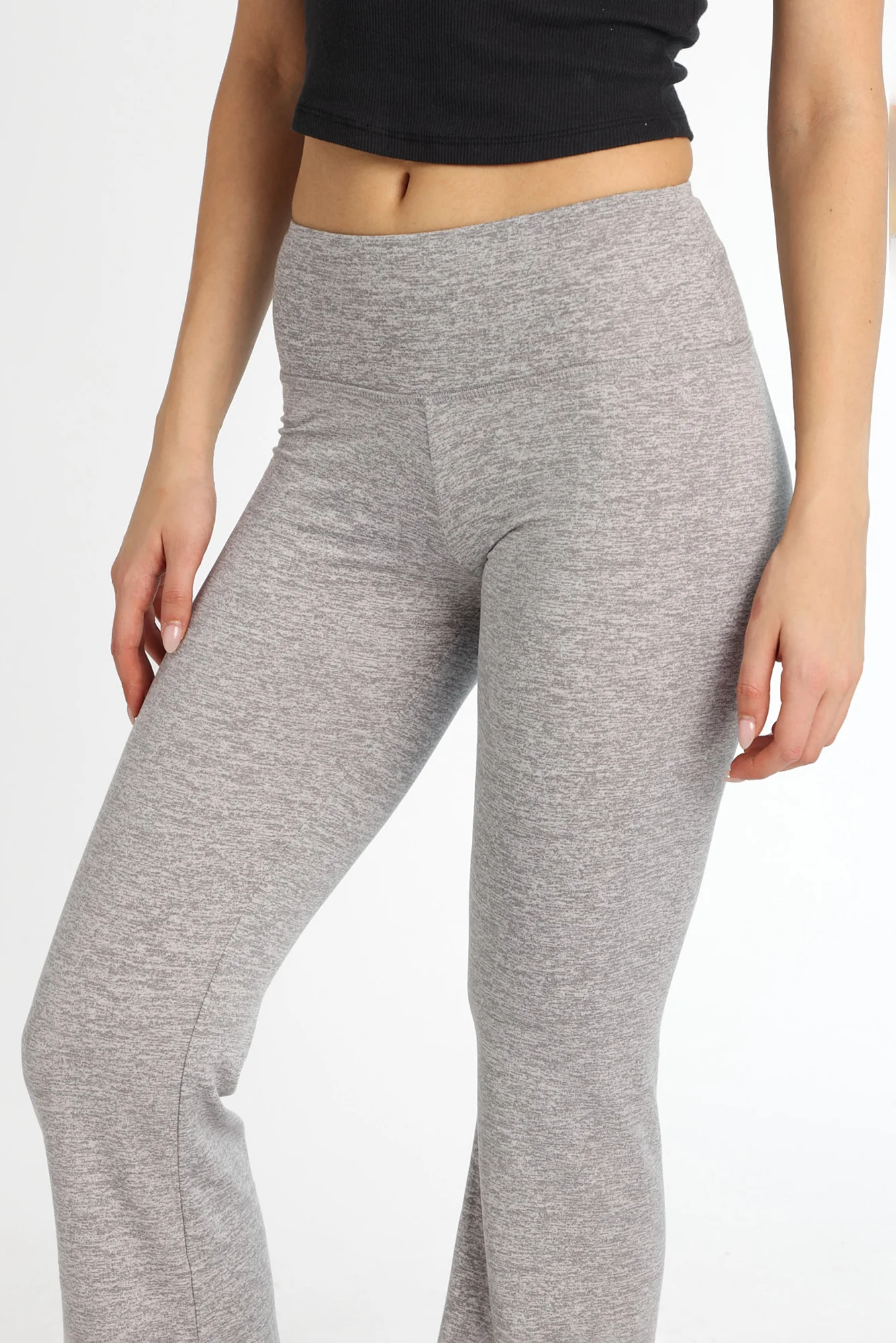Super Soft Fleeceback Flare Leggings - Image 2