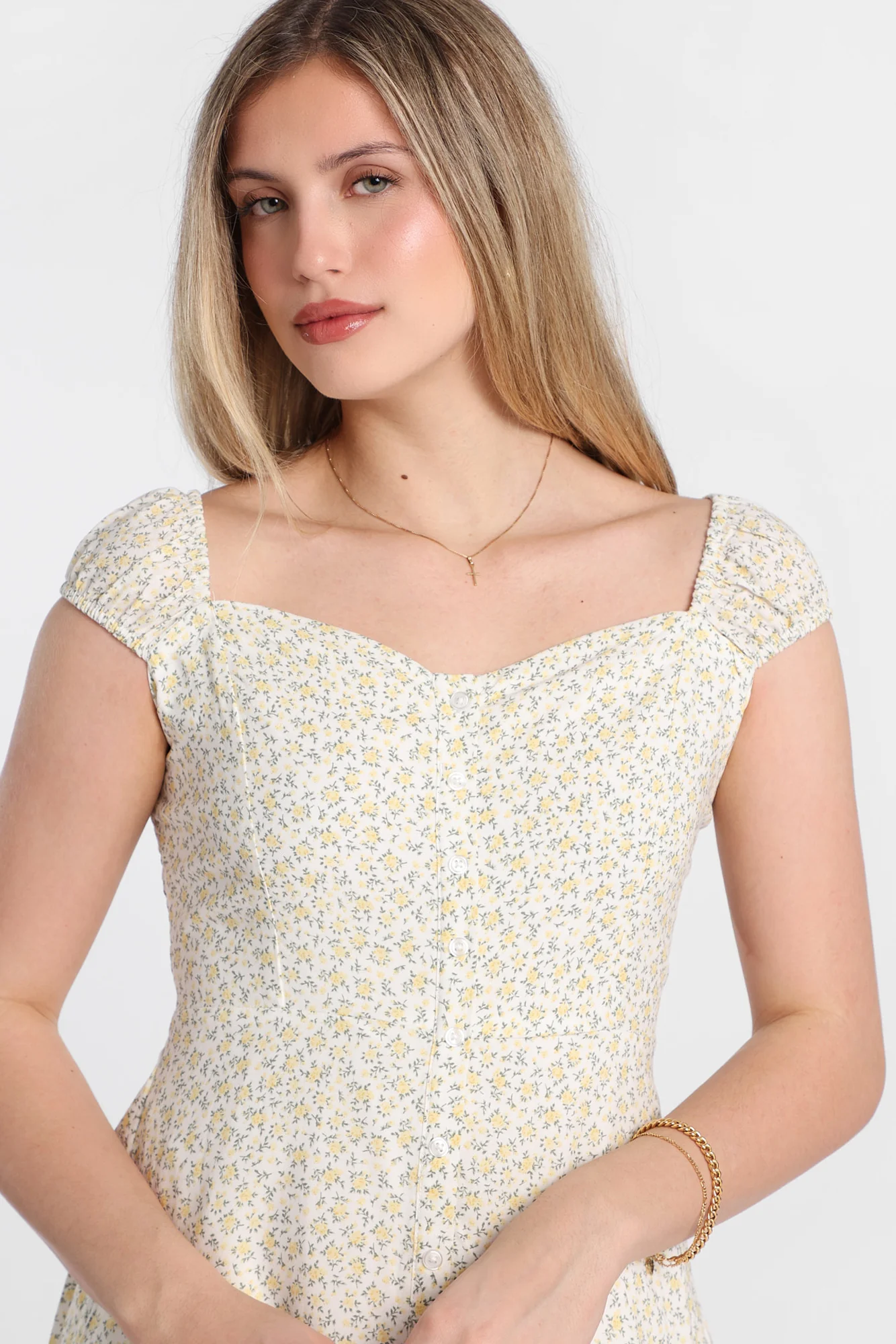 Button-Front Mini Dress - Image 13