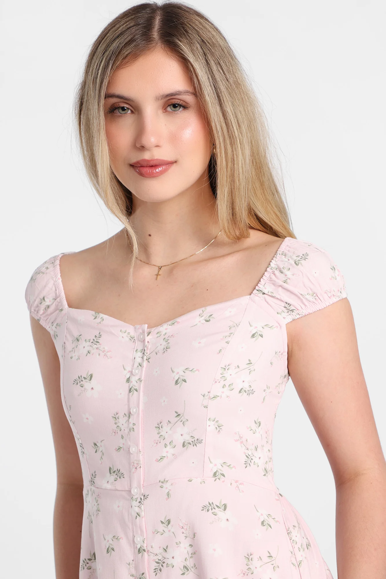 Button-Front Mini Dress - Image 18