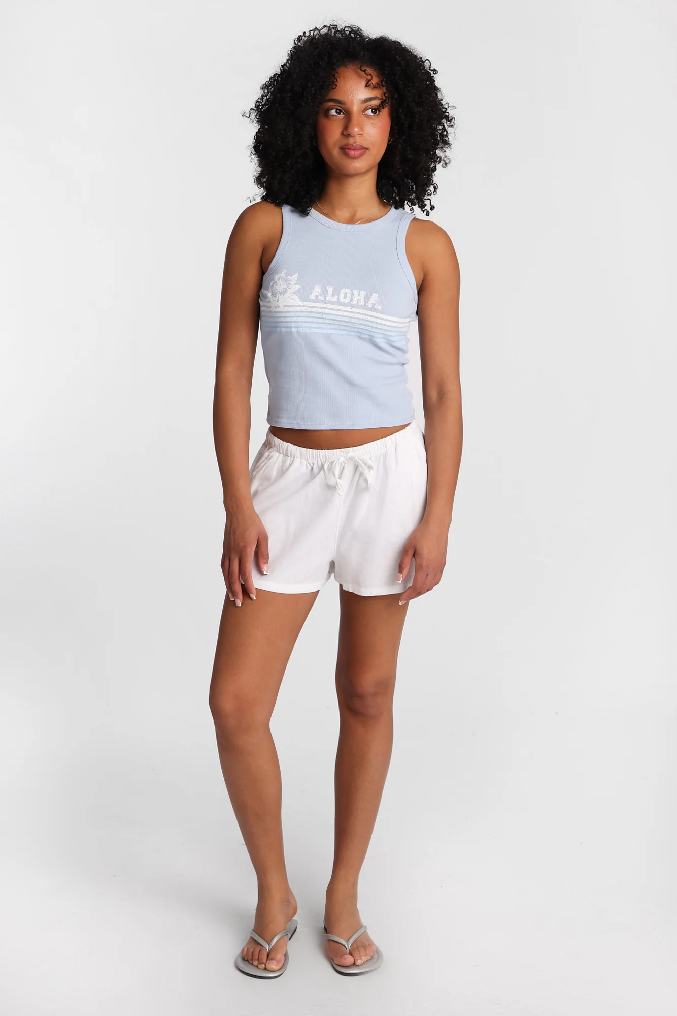 Linen-Blend Drawstring Shorts - Image 4