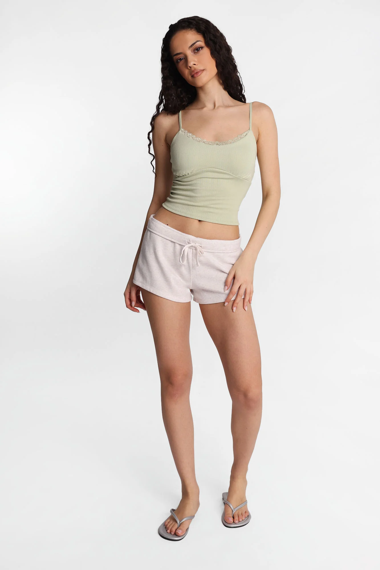 Low Rise Micro Fleece Shorts - Image 9