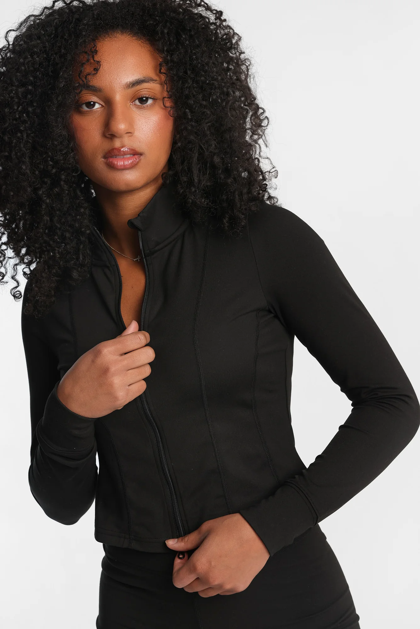 Super Smooth Zip-Up Skimmer Jacket