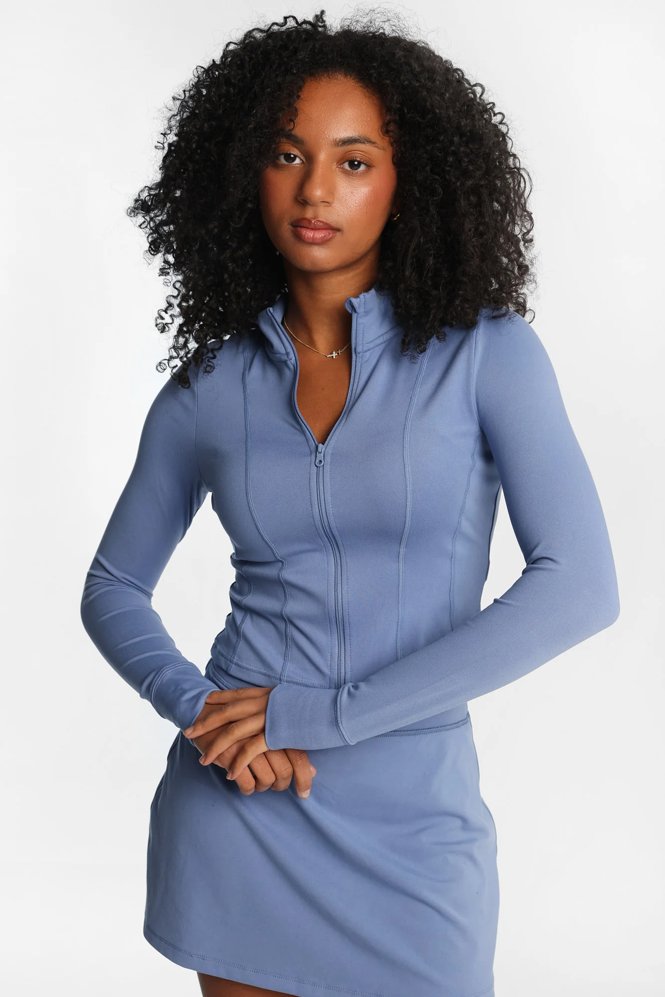 Super Smooth Zip-Up Skimmer Jacket - Image 10
