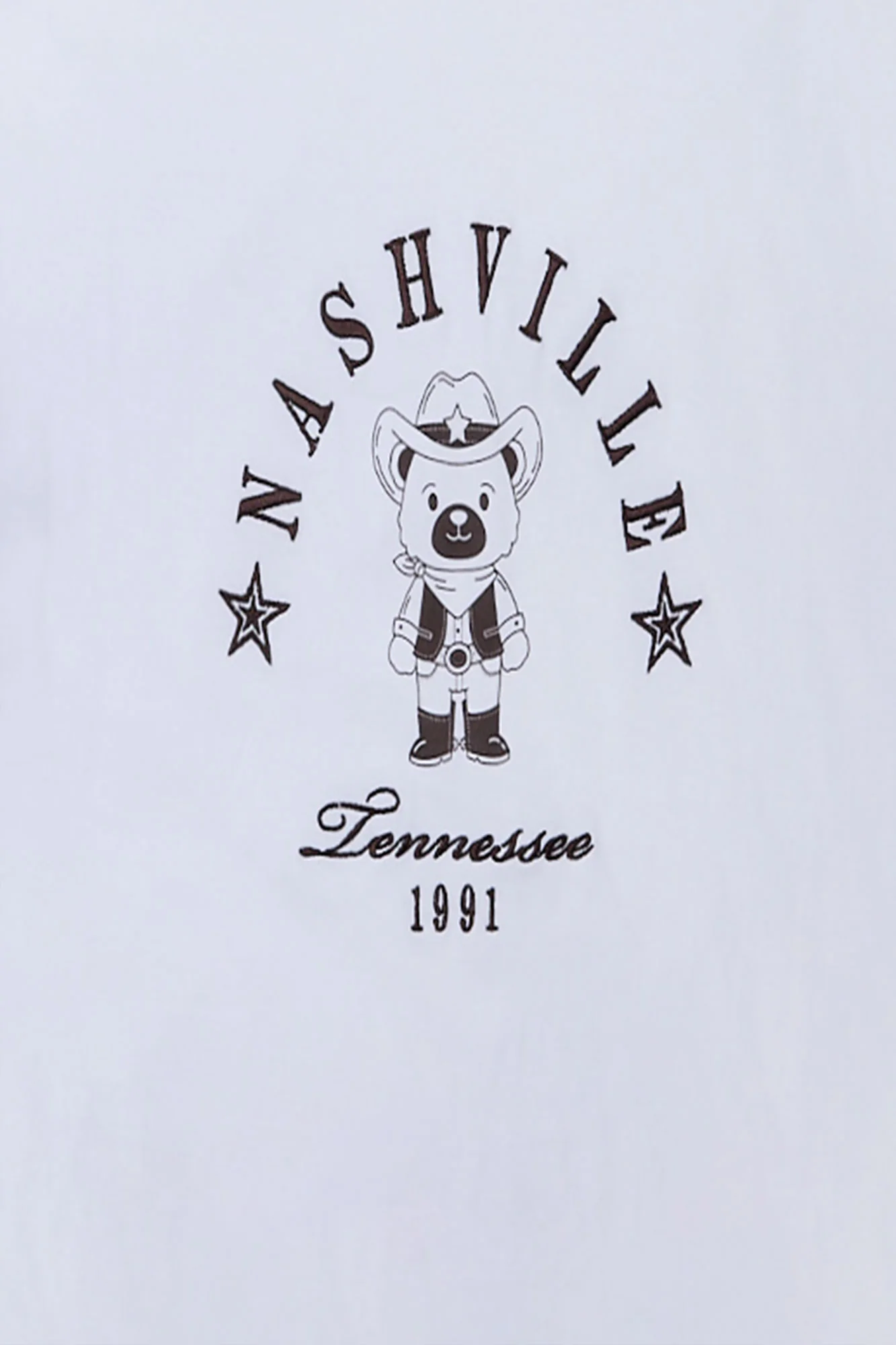 Nashville Tennessee Teddy Graphic Boyfriend Tee - Image 2