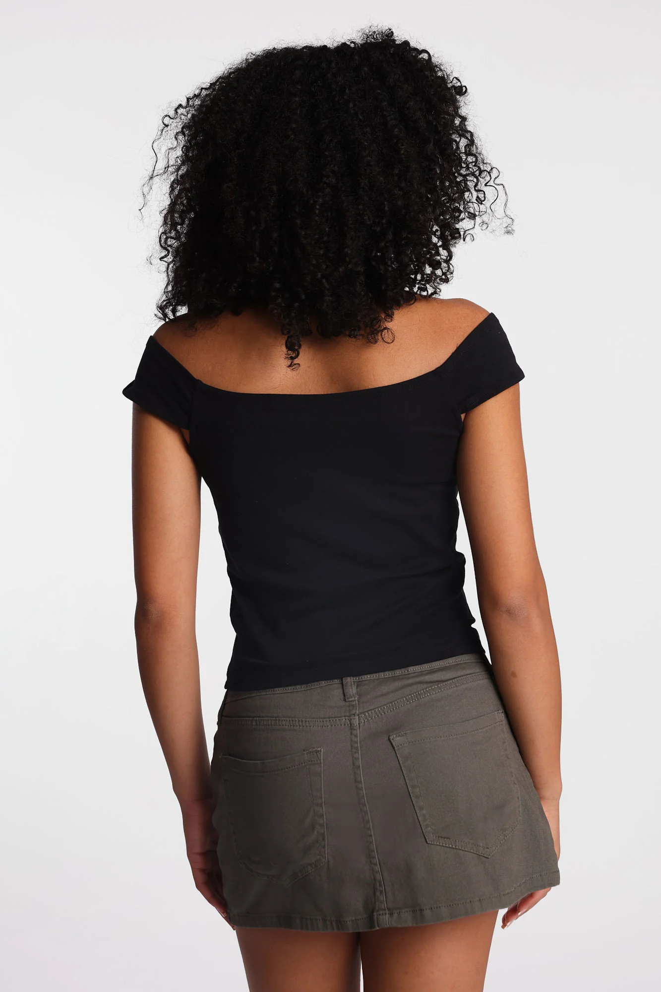 Off-Shoulder Tie Top - Image 7