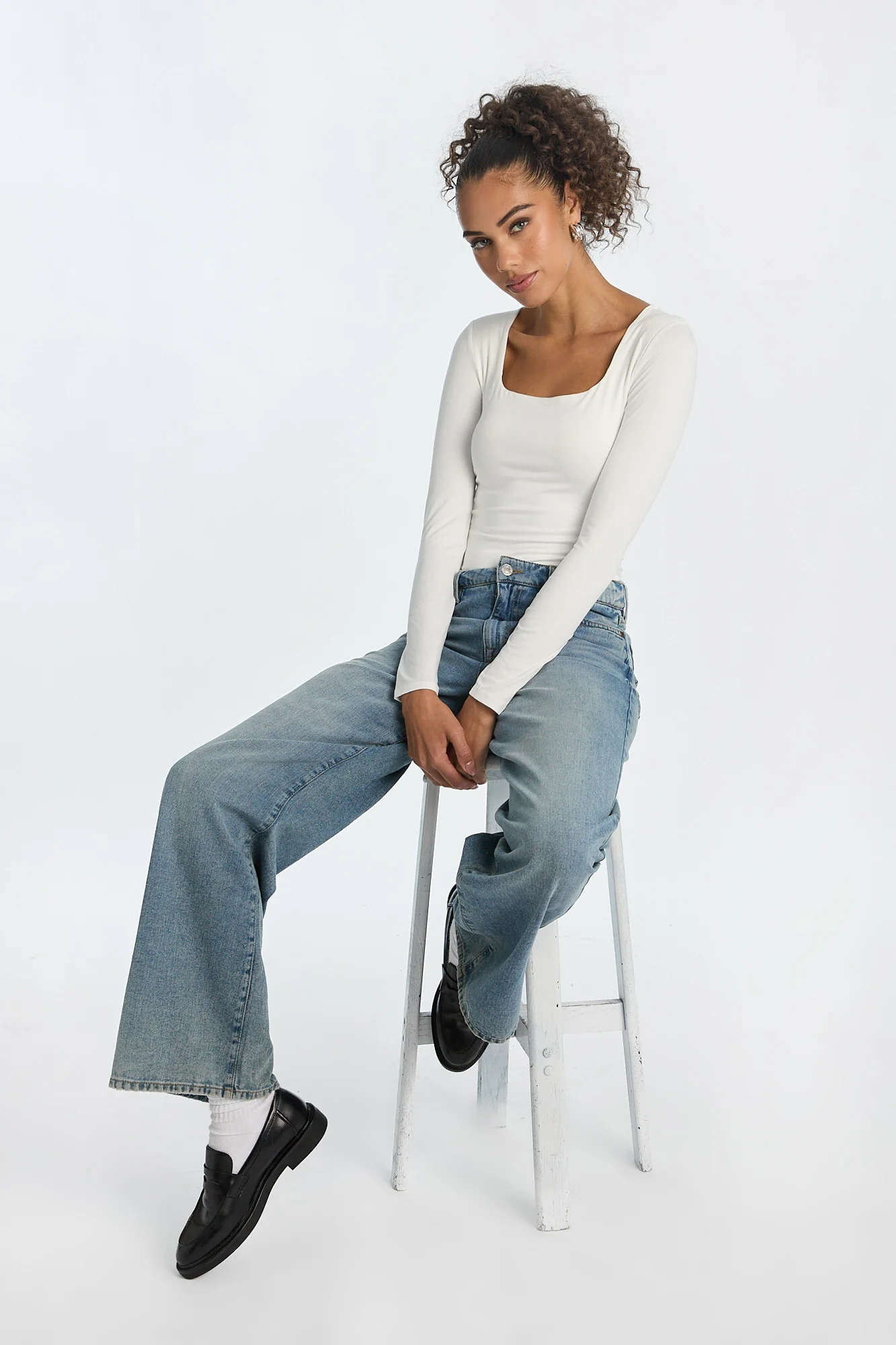 Super Soft Long Sleeve Square Neck Bodysuit - Image 12