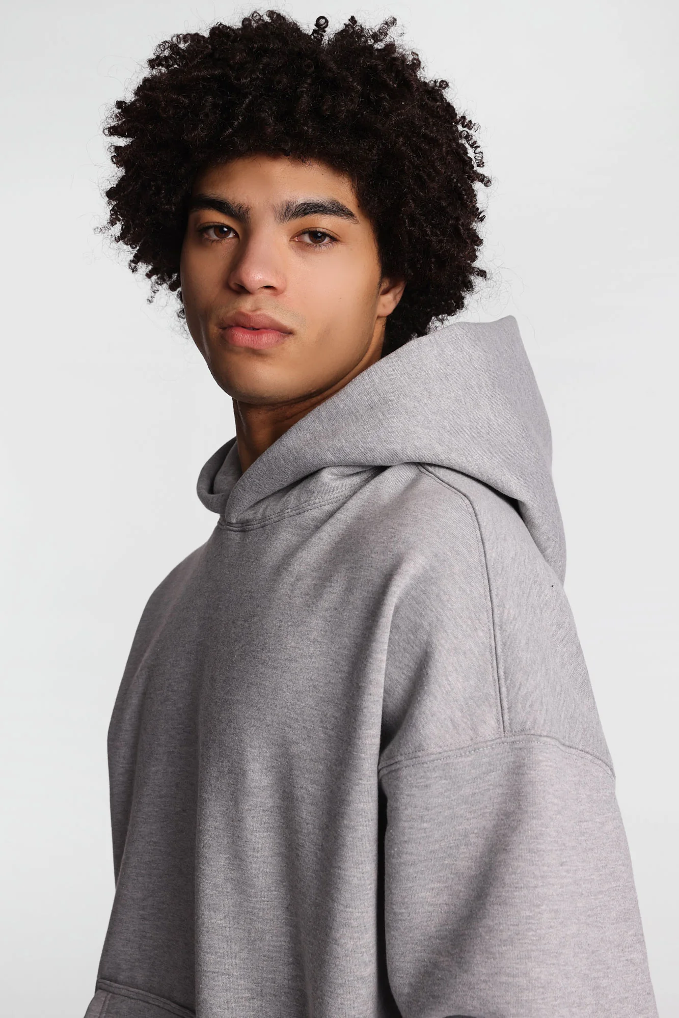 North Western Heavyweight Fleece Boxy Hoodie - Image 10