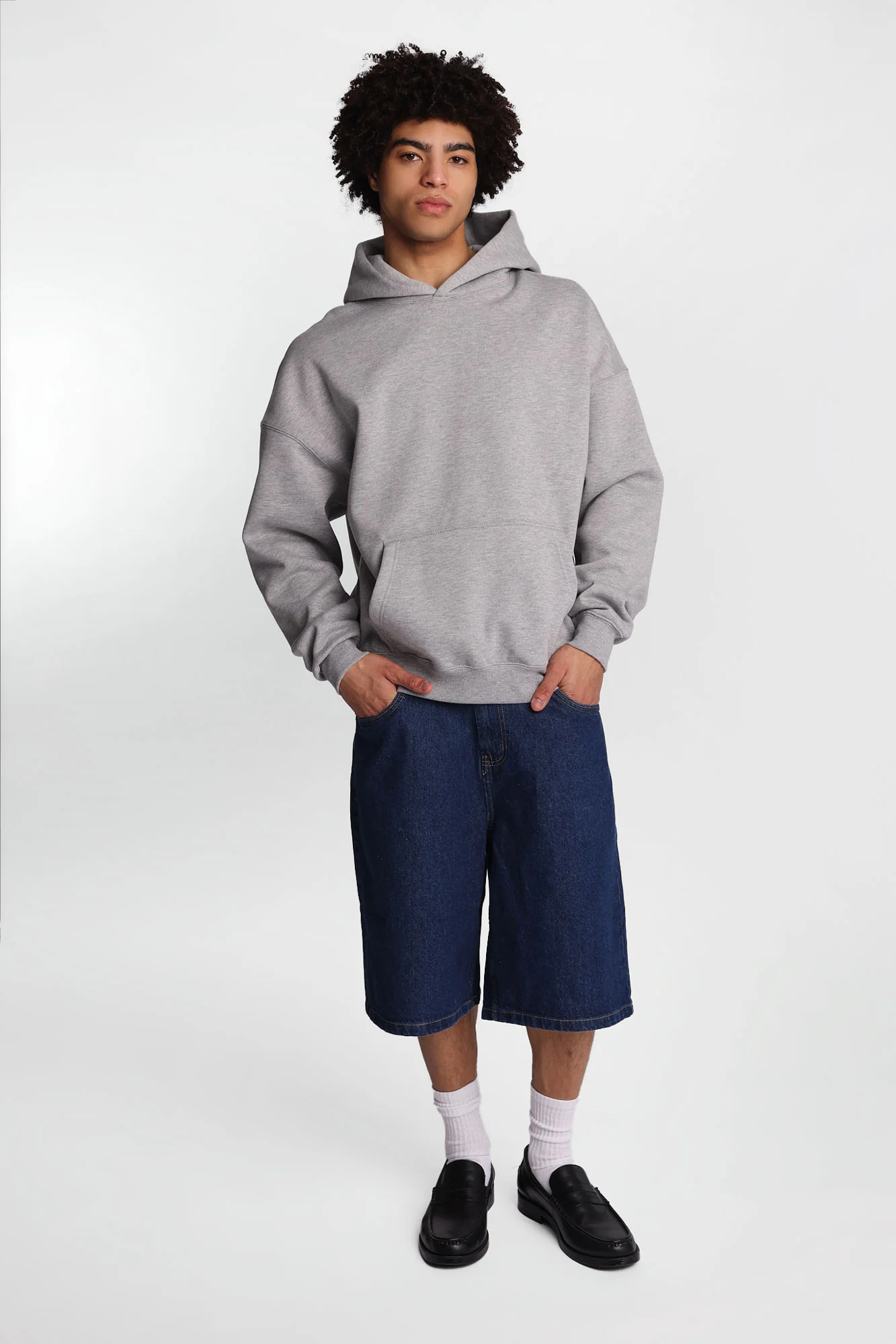North Western Heavyweight Fleece Boxy Hoodie - Image 12