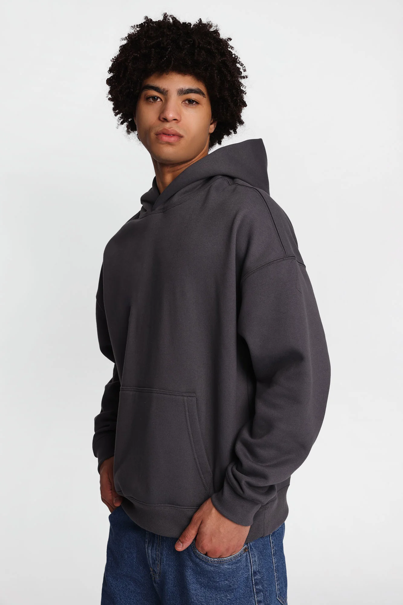 North Western Heavyweight Fleece Boxy Hoodie - Image 13