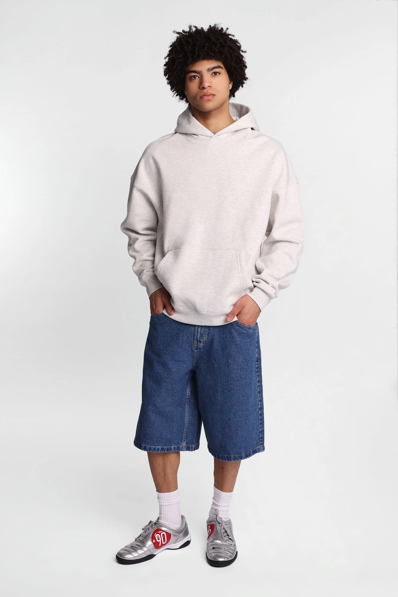 North Western Heavyweight Fleece Boxy Hoodie - Image 20