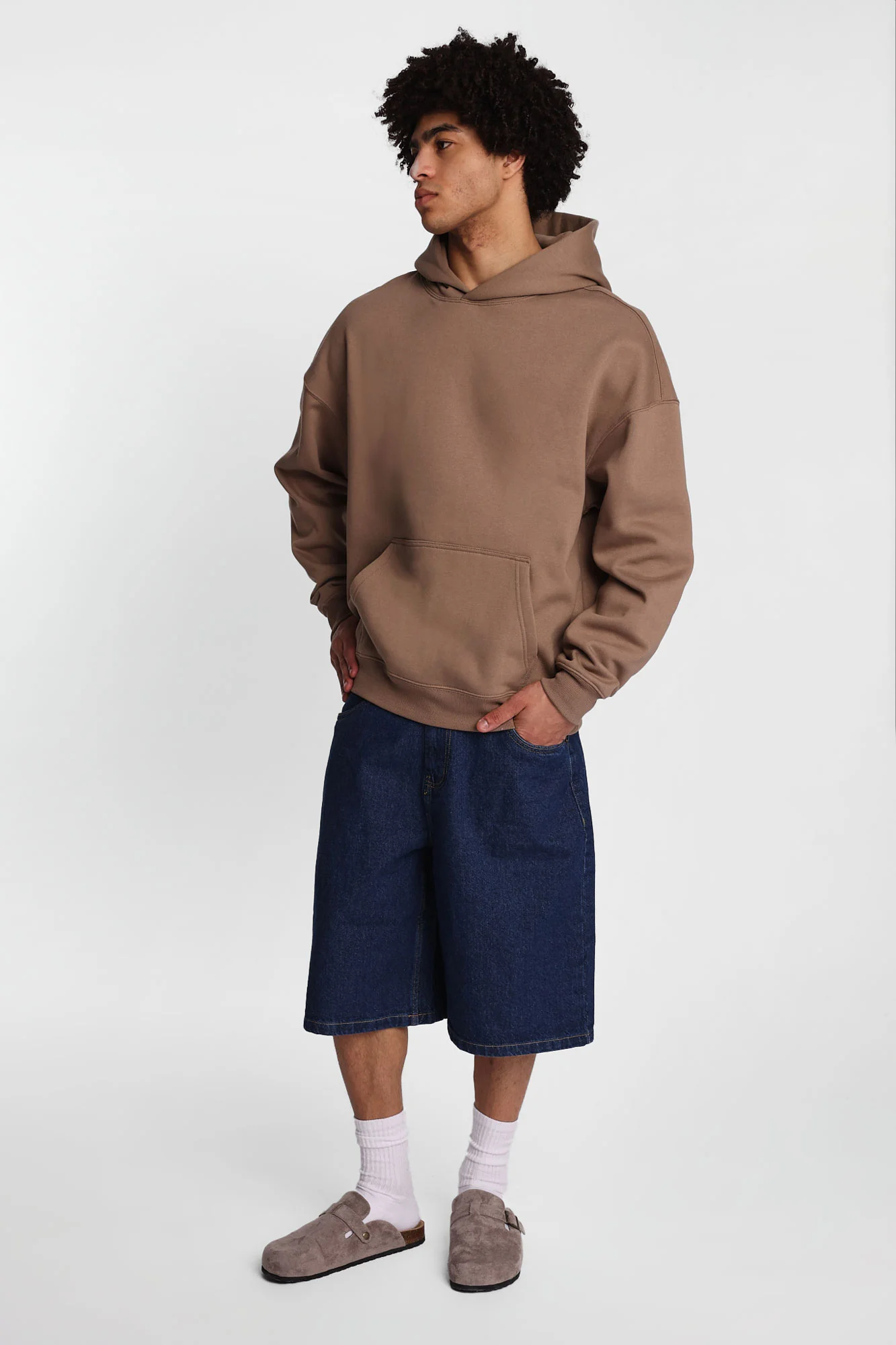 North Western Heavyweight Fleece Boxy Hoodie - Image 4