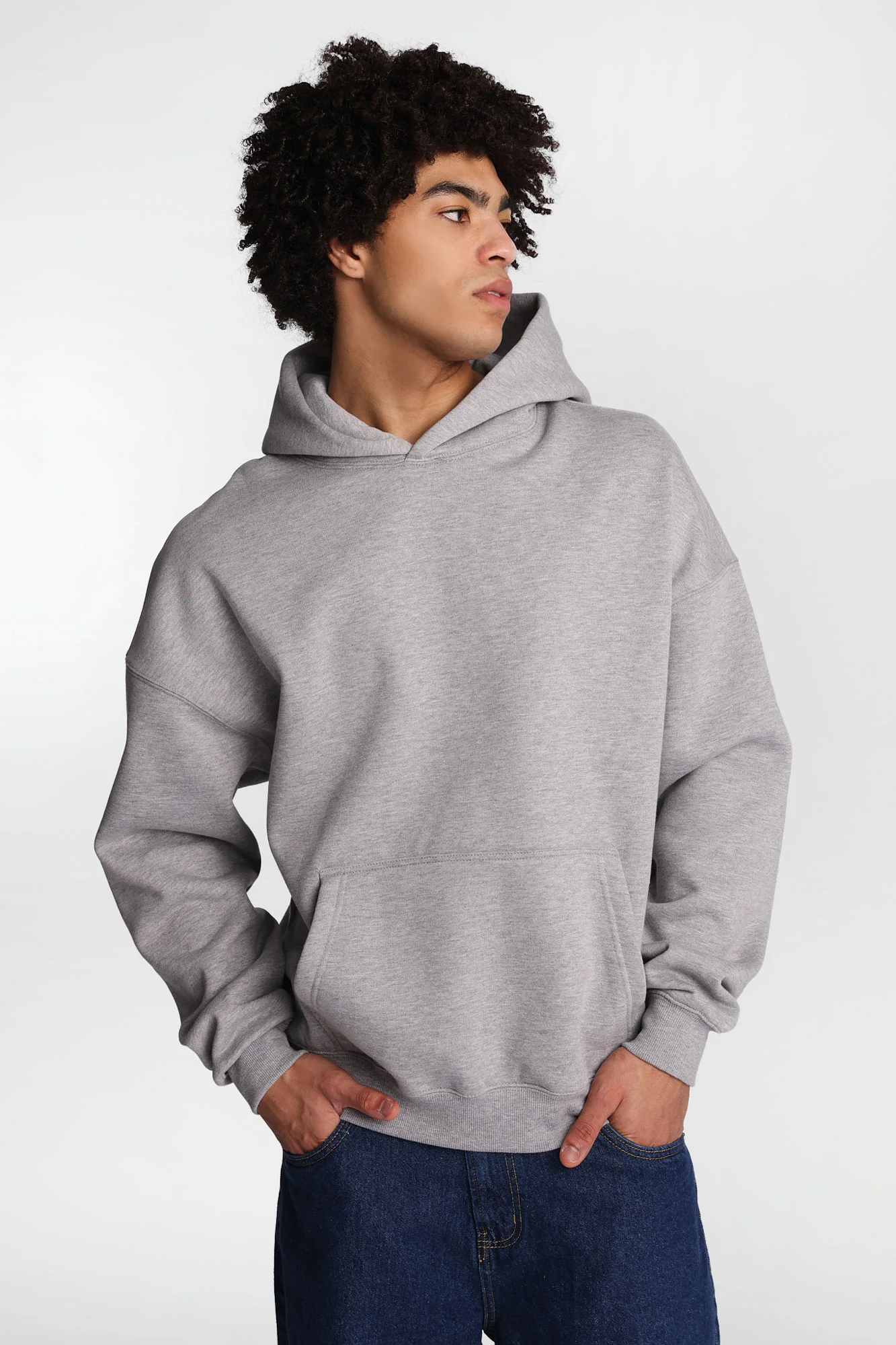 North Western Heavyweight Fleece Boxy Hoodie - Image 5