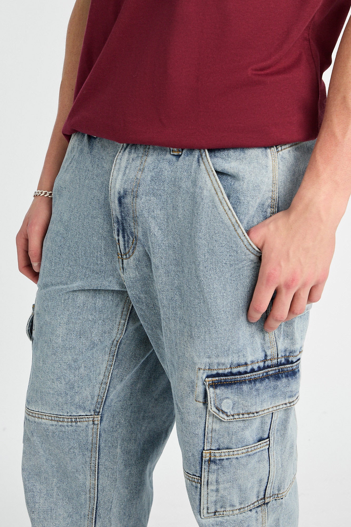 Hammer Loop Cargo Jeans - Image 2