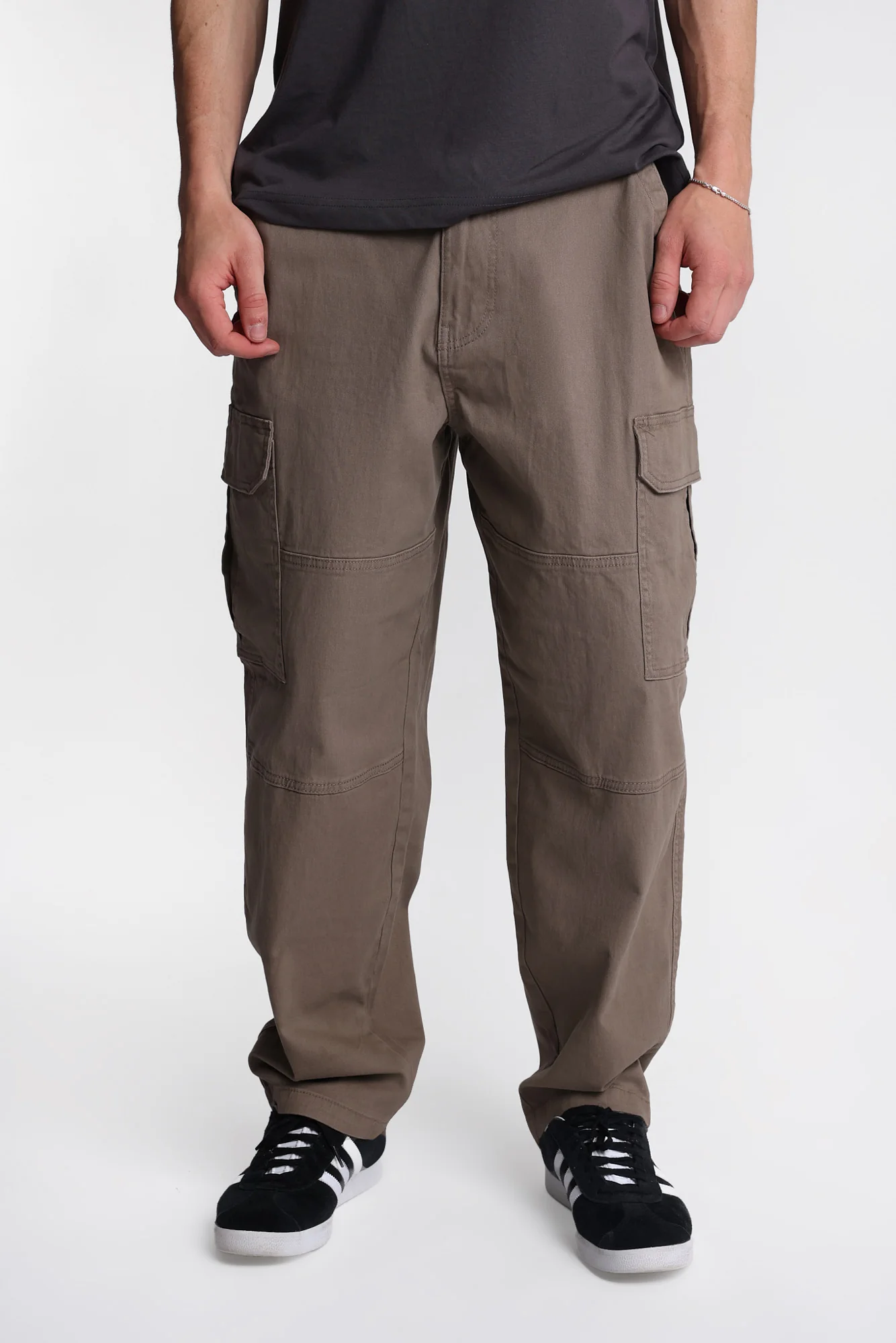 Baggy Skater Cargo Twill Pants - Image 13