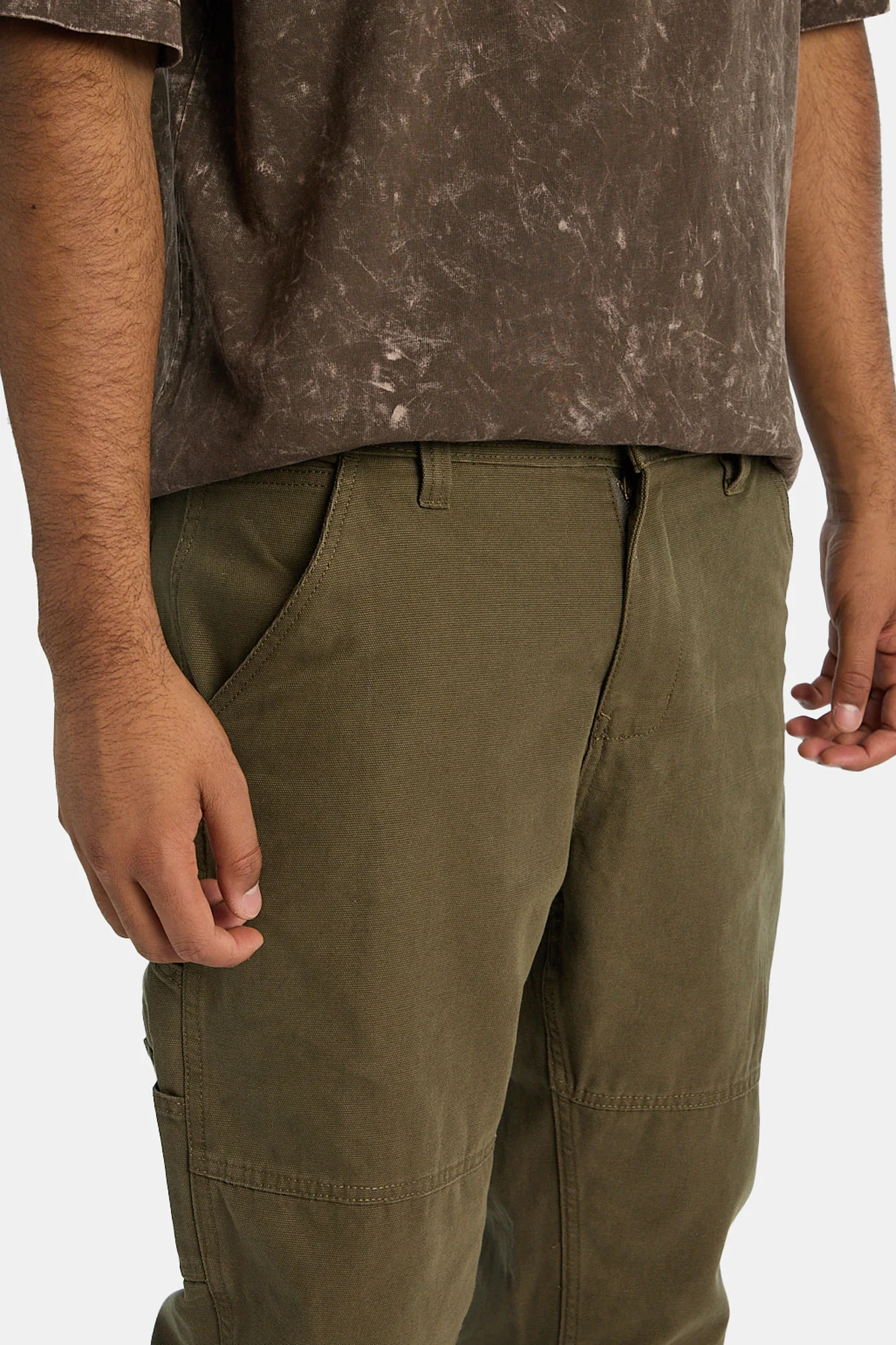 Cotton Canvas Utility Carpenter Pants - Image 14