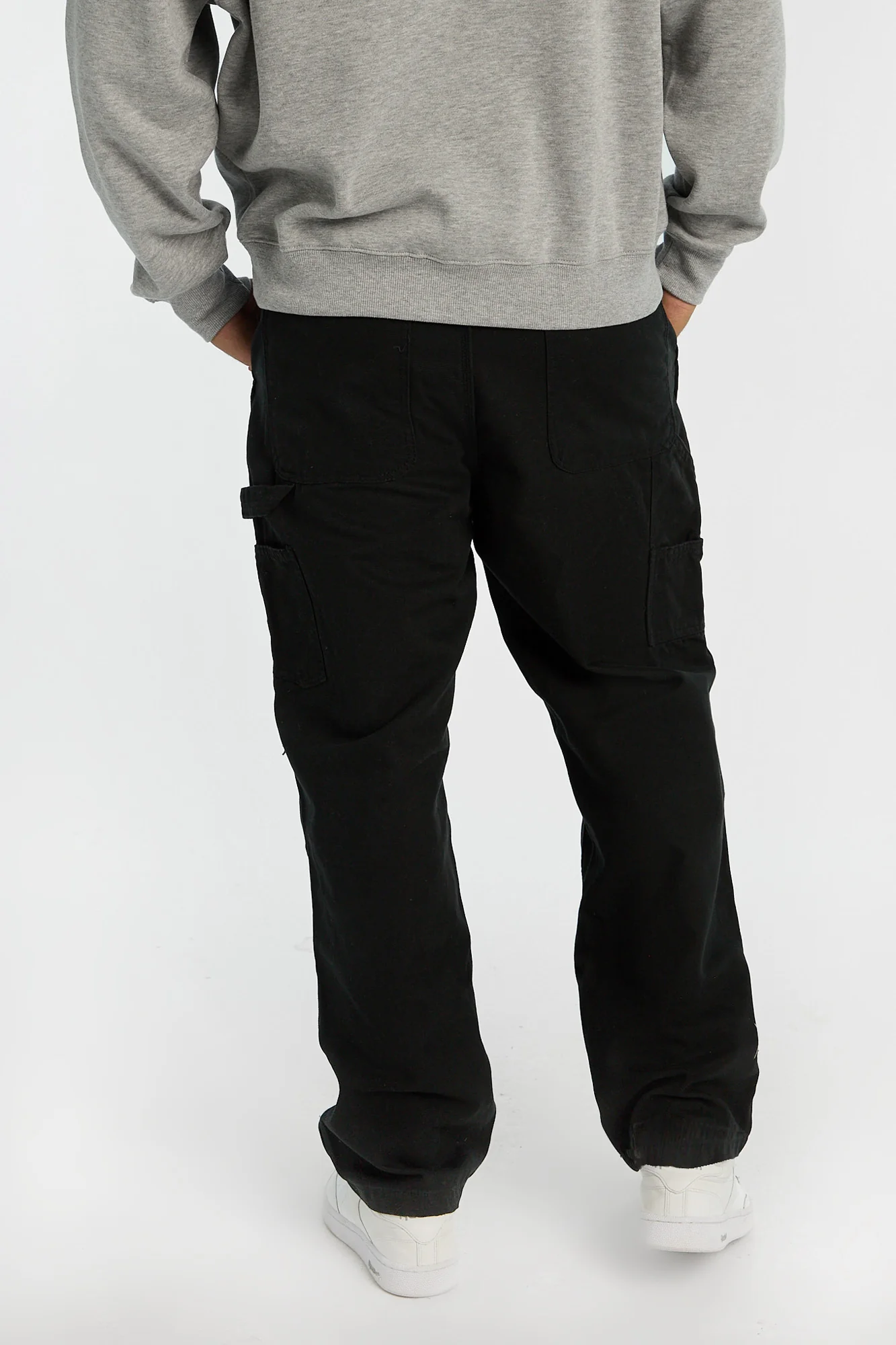 Cotton Canvas Utility Carpenter Pants - Image 4