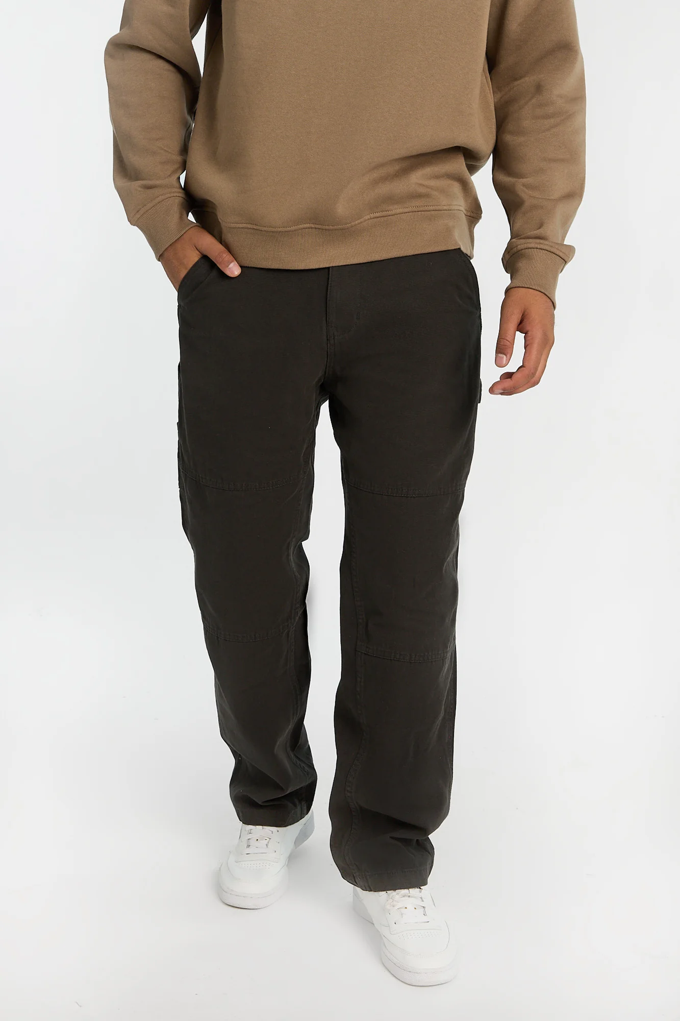 Cotton Canvas Utility Carpenter Pants - Image 7