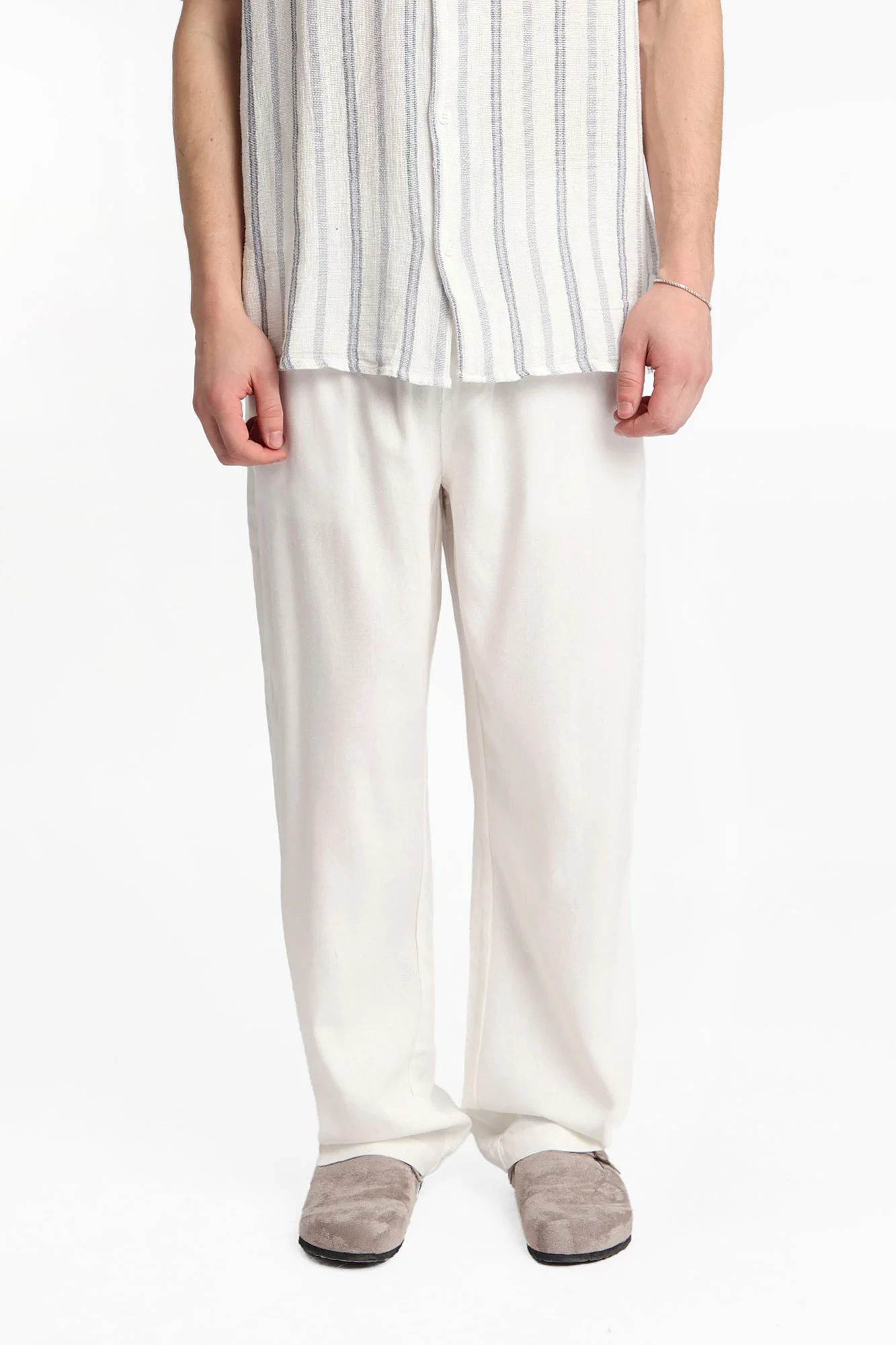 Linen-Blend Pull-On Pants - Image 13