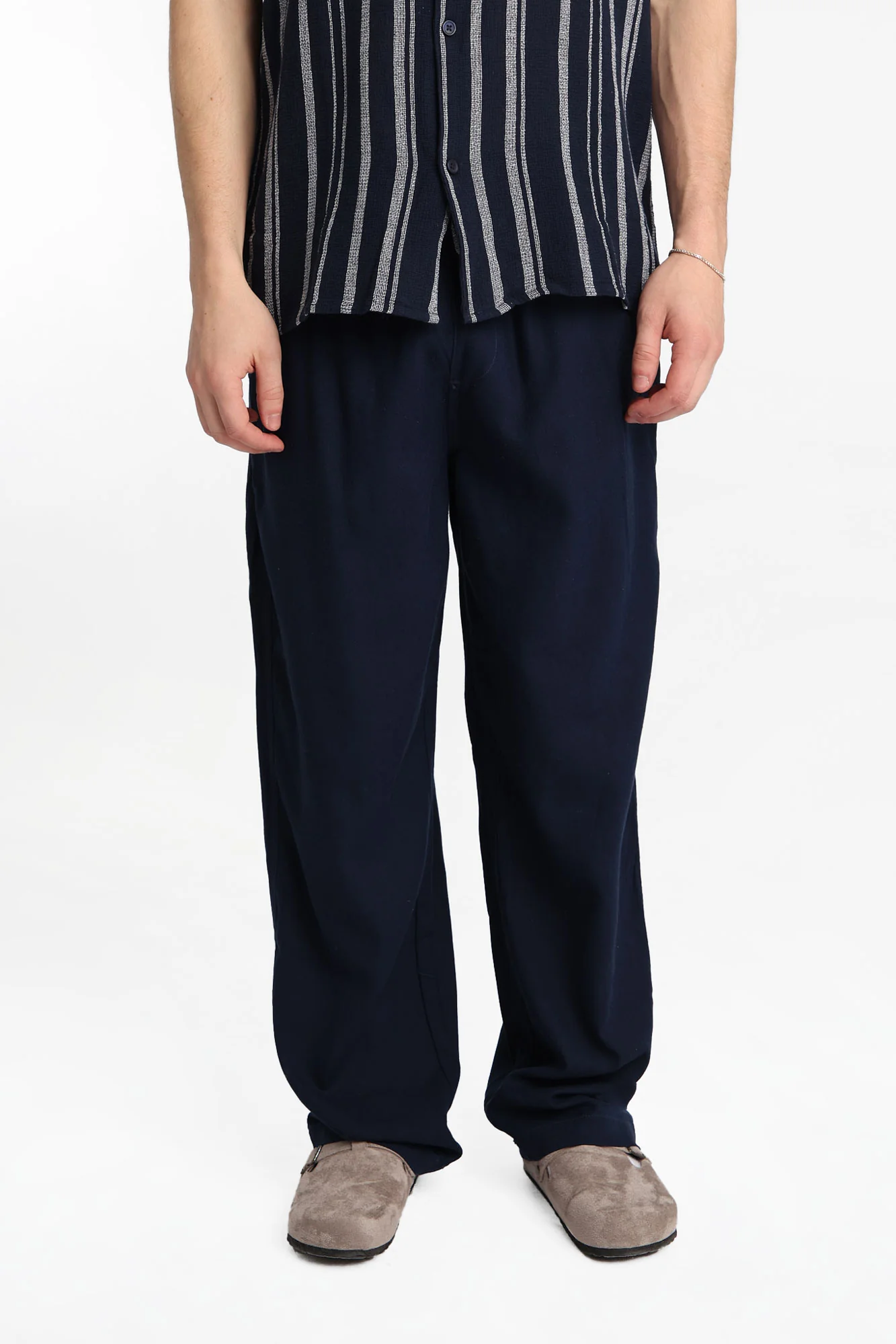 Linen-Blend Pull-On Pants - Image 21