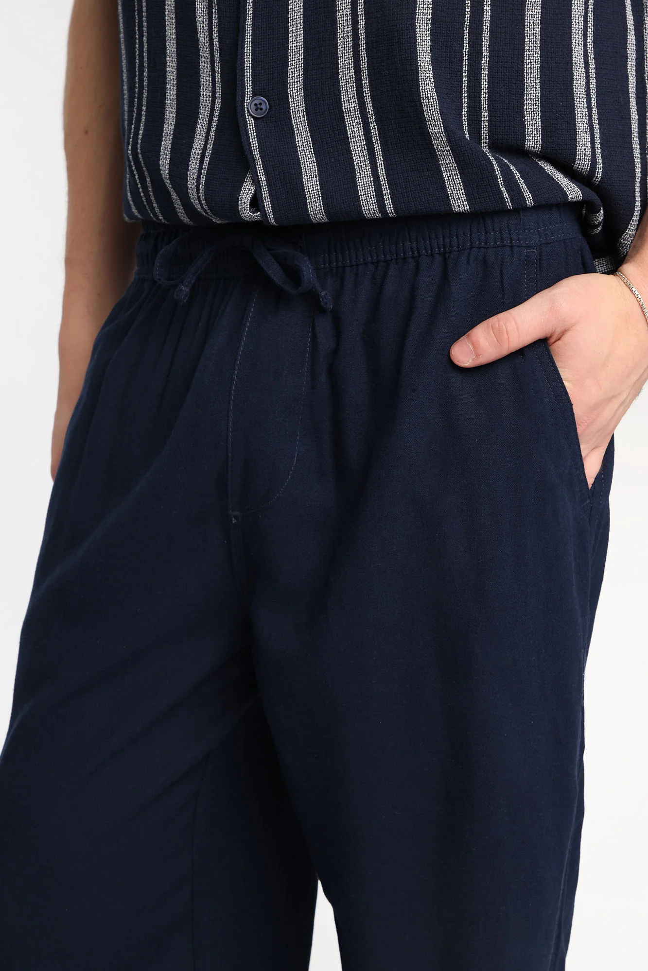 Linen-Blend Pull-On Pants - Image 22