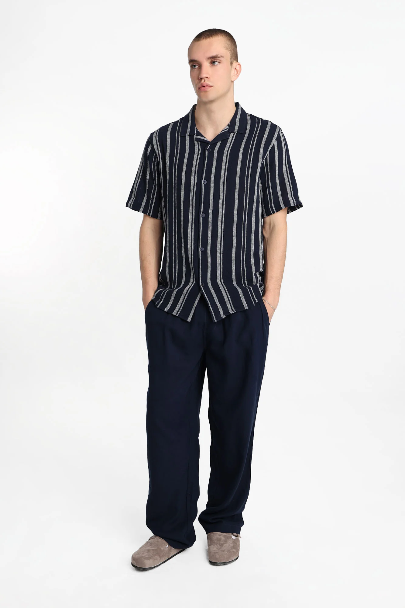 Linen-Blend Pull-On Pants - Image 24