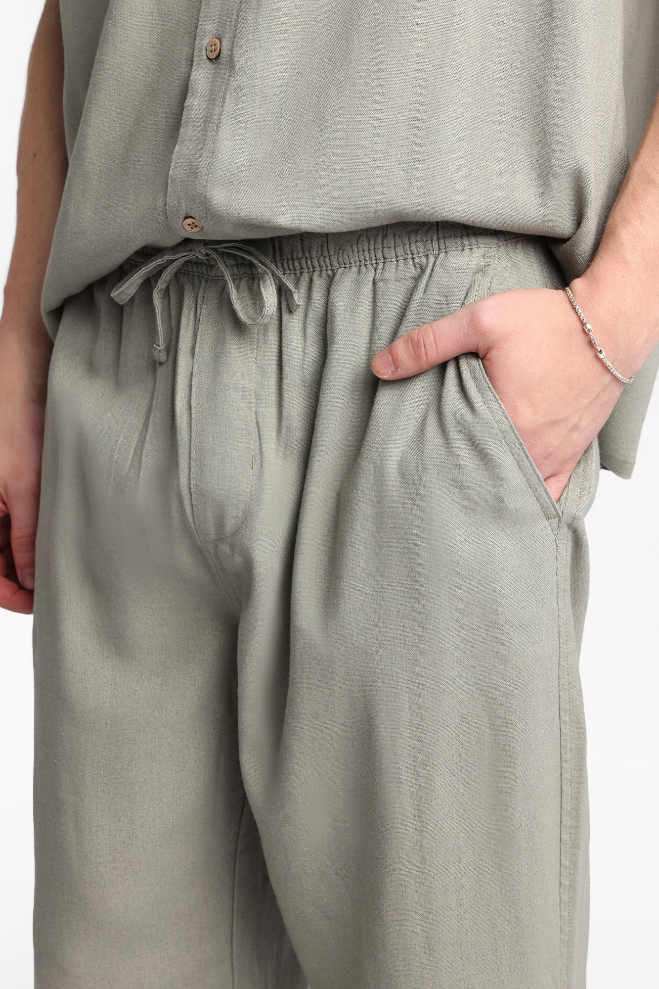 Linen-Blend Pull-On Pants - Image 26