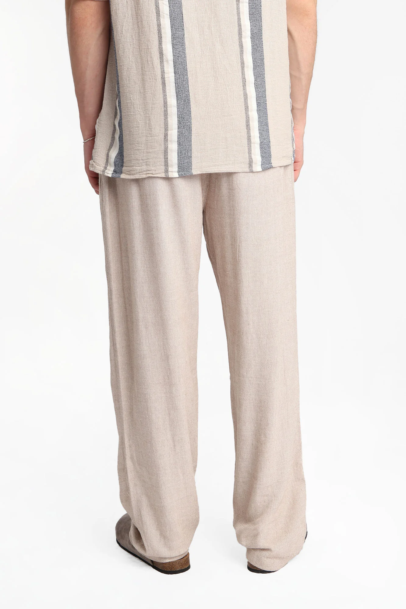 Linen-Blend Pull-On Pants - Image 3