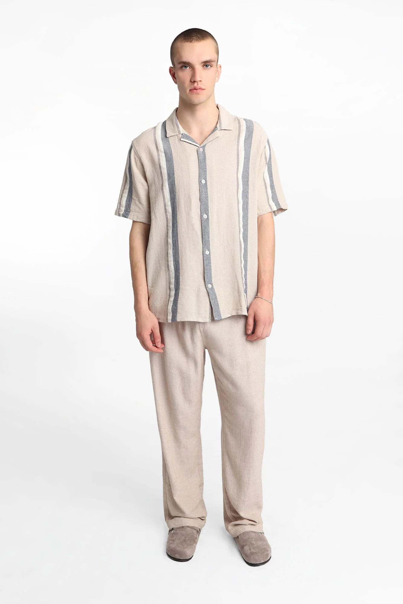 Linen-Blend Pull-On Pants - Image 4
