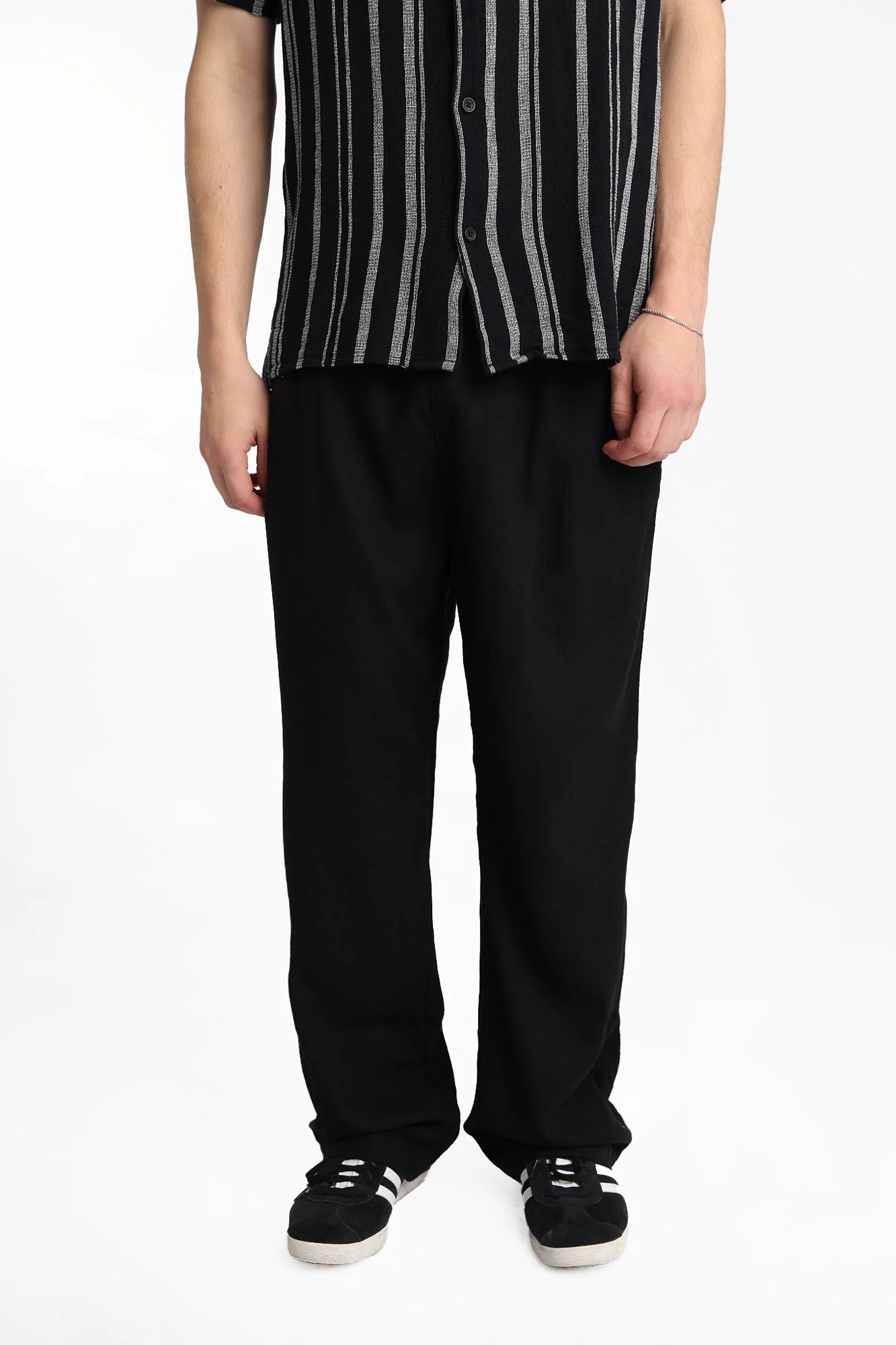 Linen-Blend Pull-On Pants - Image 9