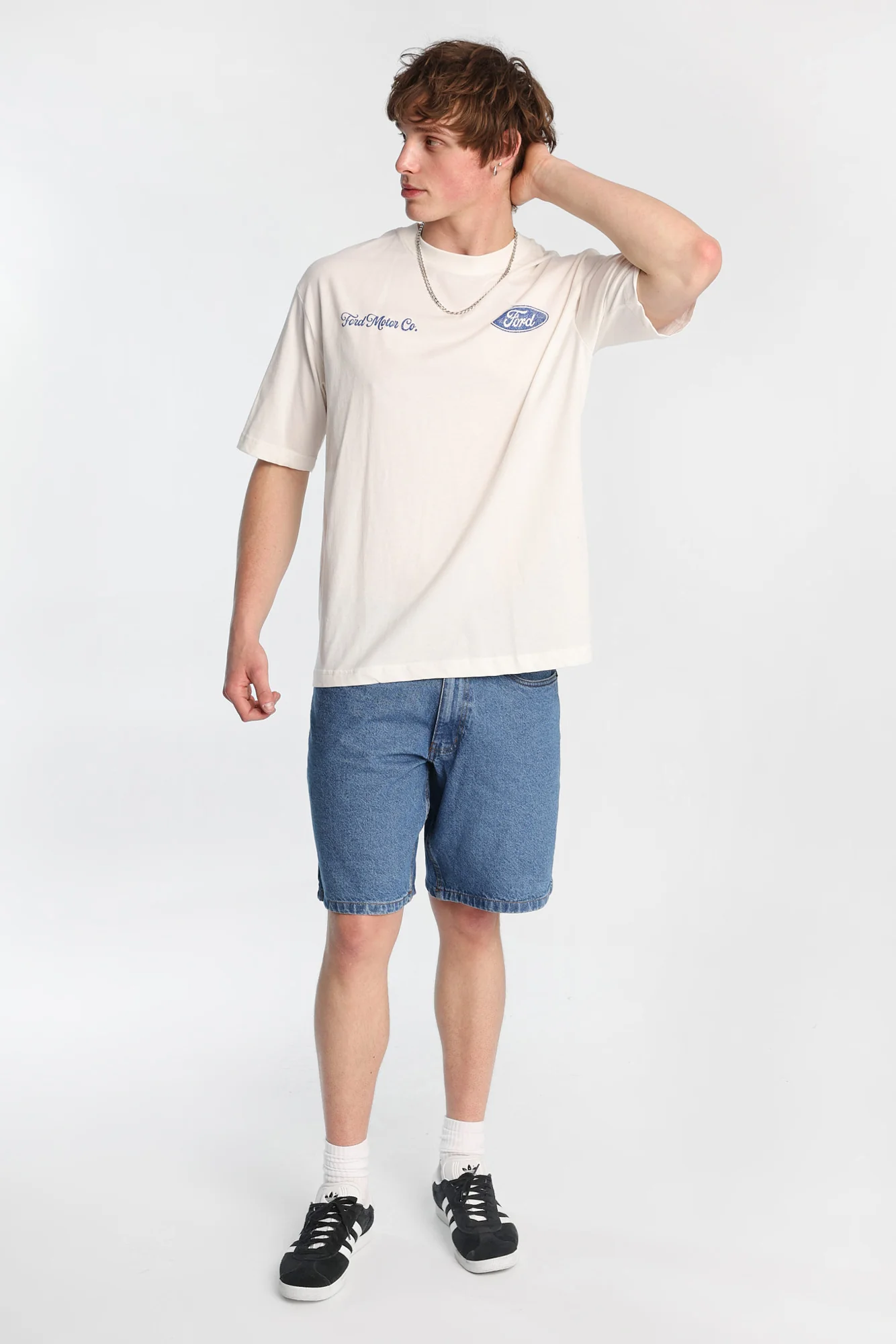 Loose Denim Shorts - Image 4