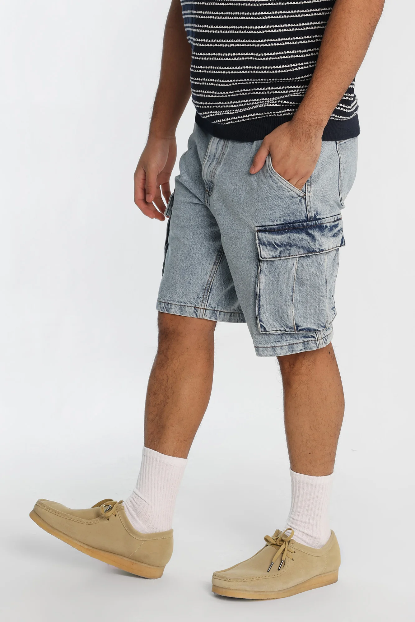 Cargo Denim Shorts - Image 6