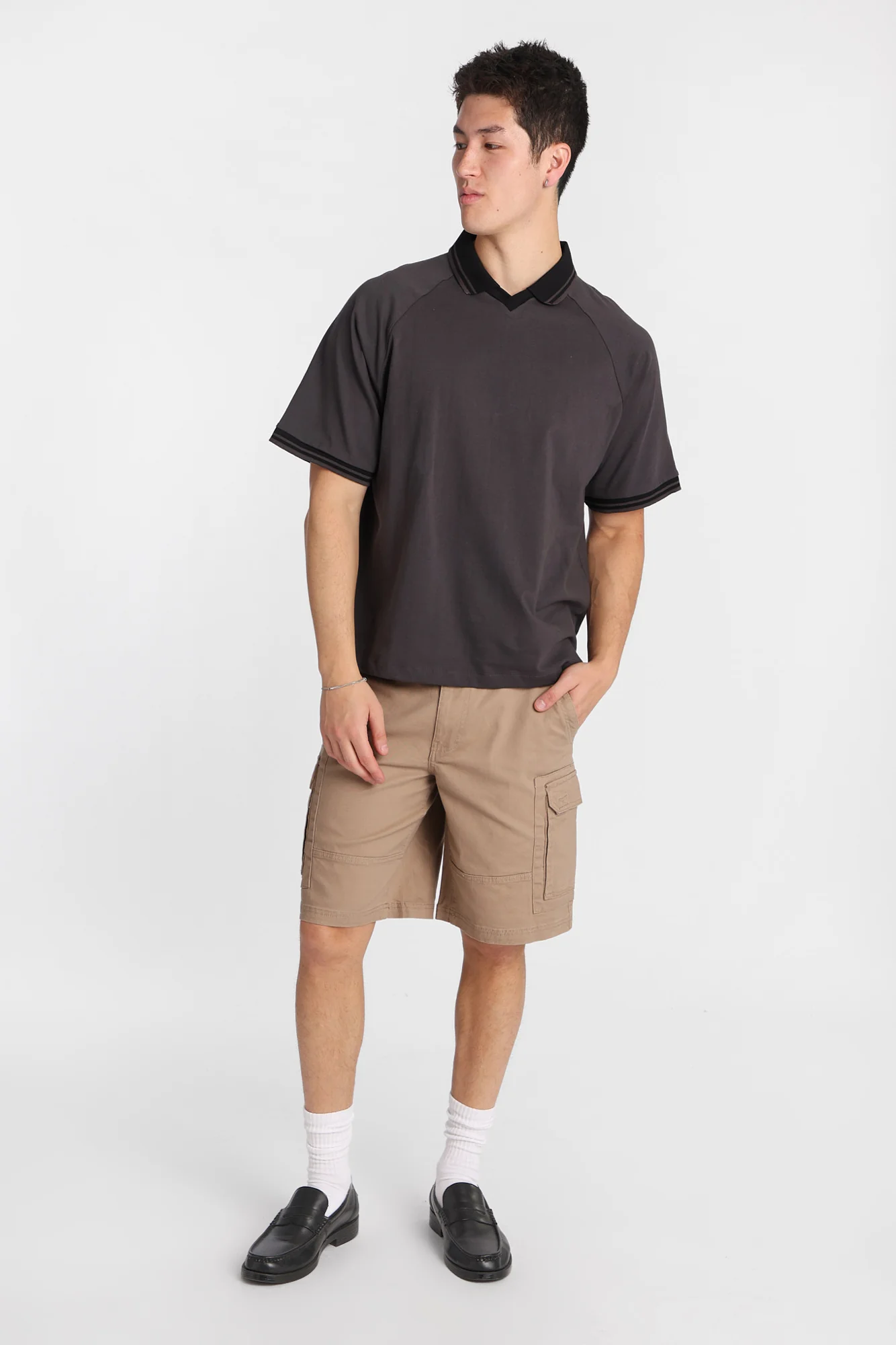 Twill Cargo Shorts - Image 14