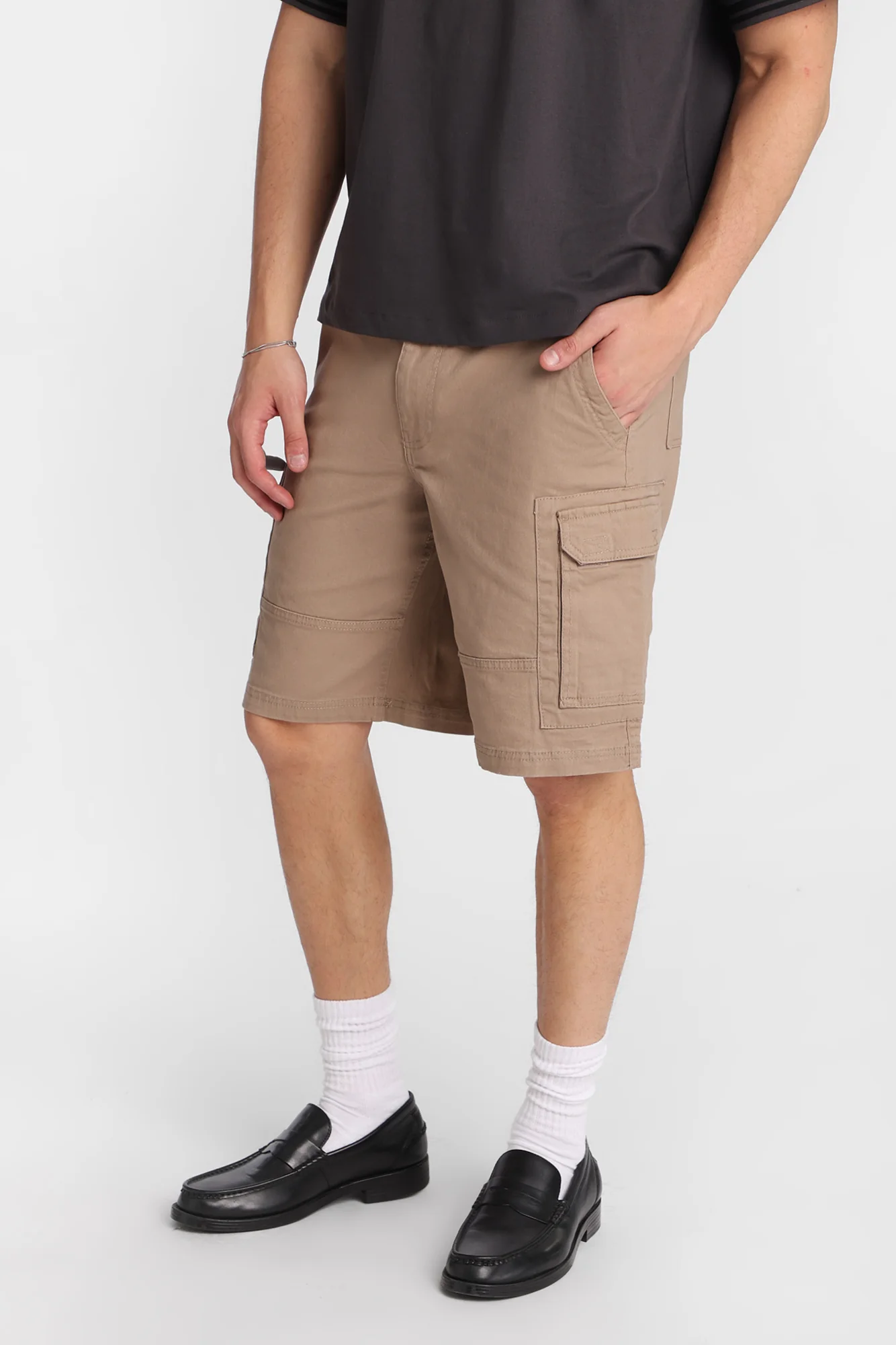 Twill Cargo Shorts - Image 15