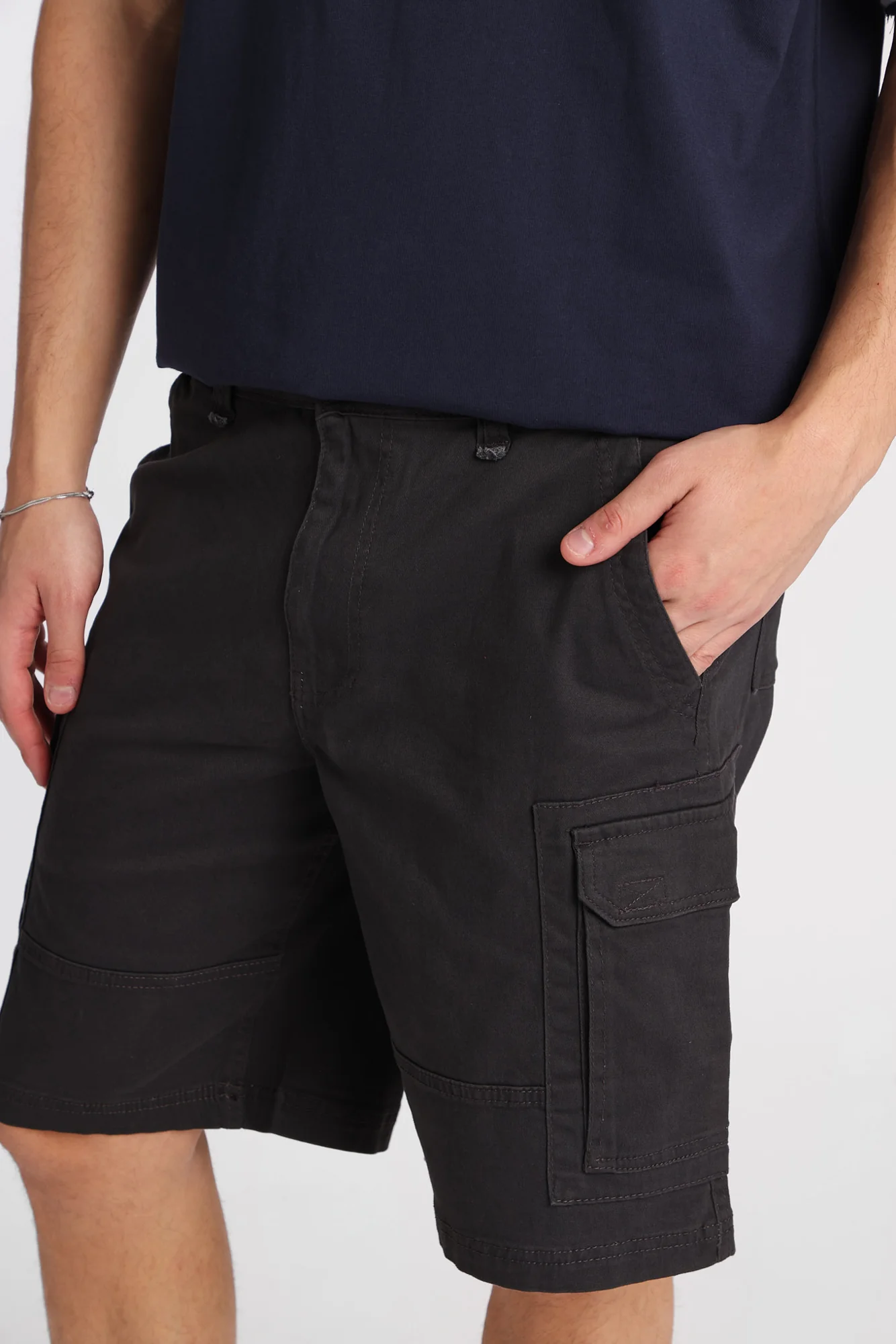 Twill Cargo Shorts - Image 7