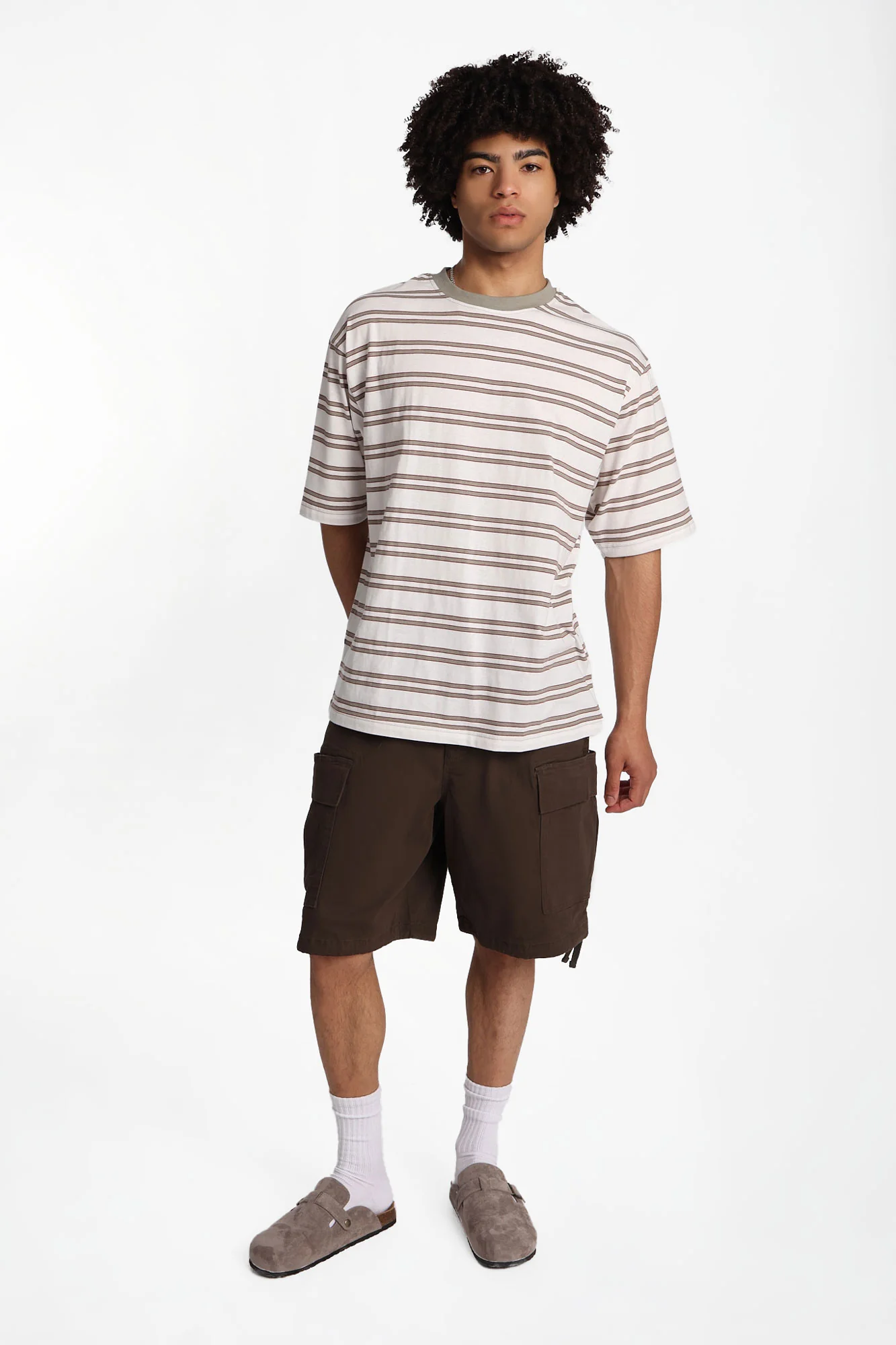 Multi-Pocket Twill Shorts - Image 13