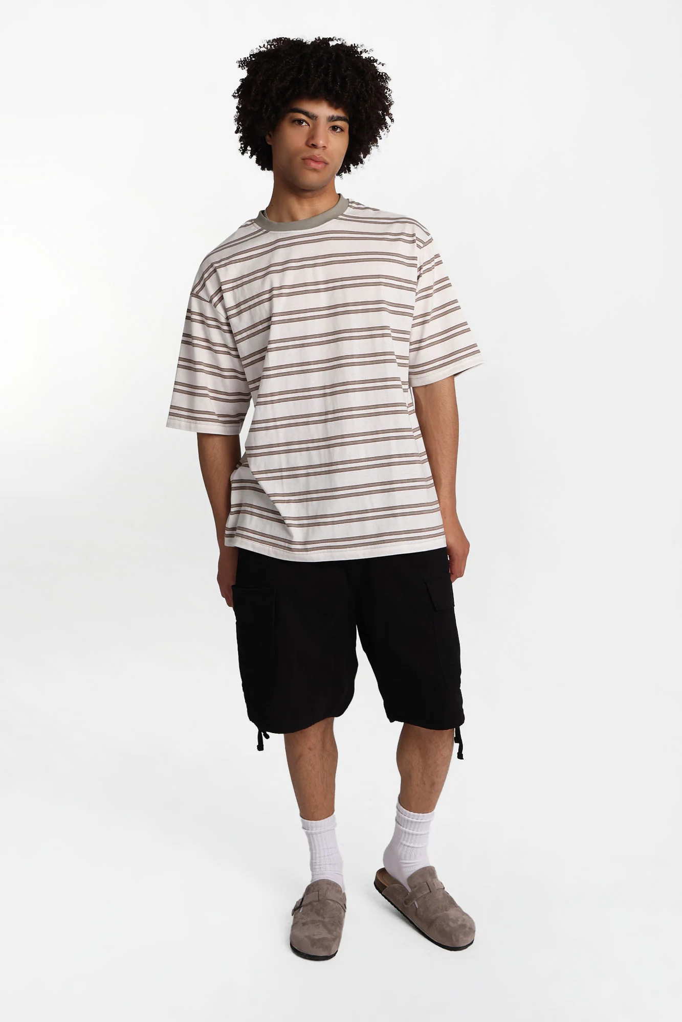 Multi-Pocket Twill Shorts - Image 6