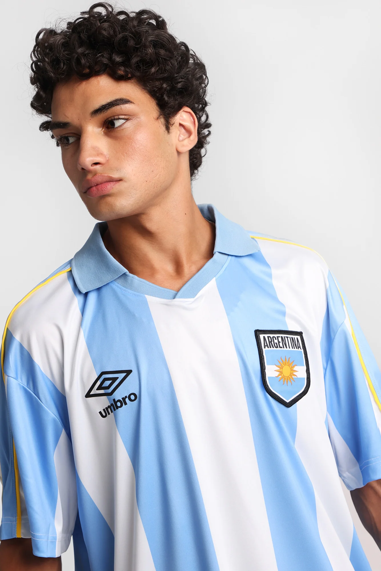 Umbro Argentina Graphic Striped Soccer Jersey - Image 2