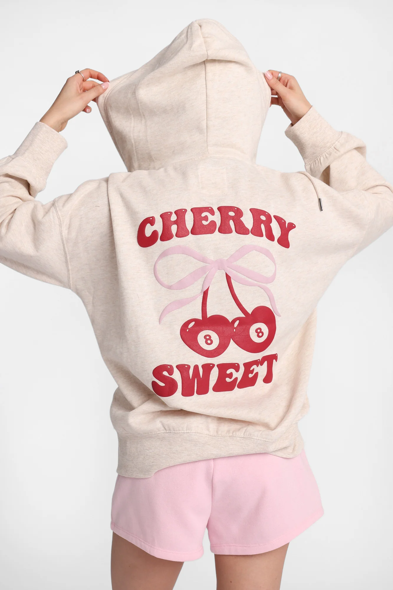 Graphic Zip-Up Oversized Hoodie - Image 7